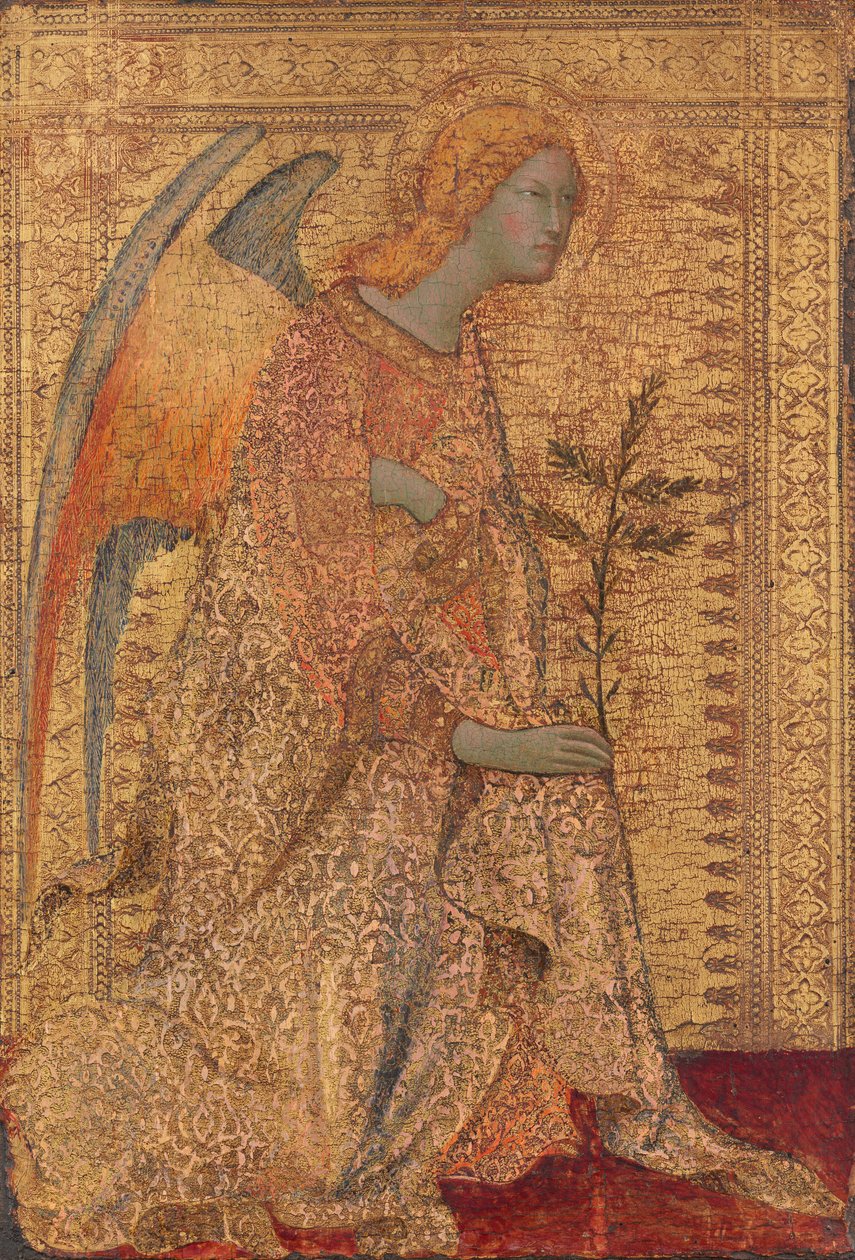 Anděl zvěstování od Simone Martini