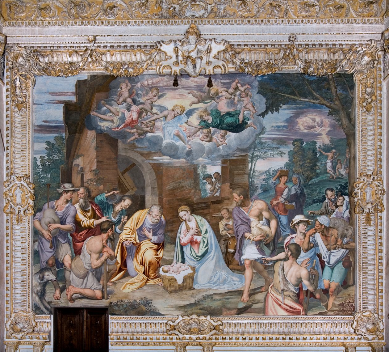 Klanění pastýřů od Simone Veneziano Peterzano
