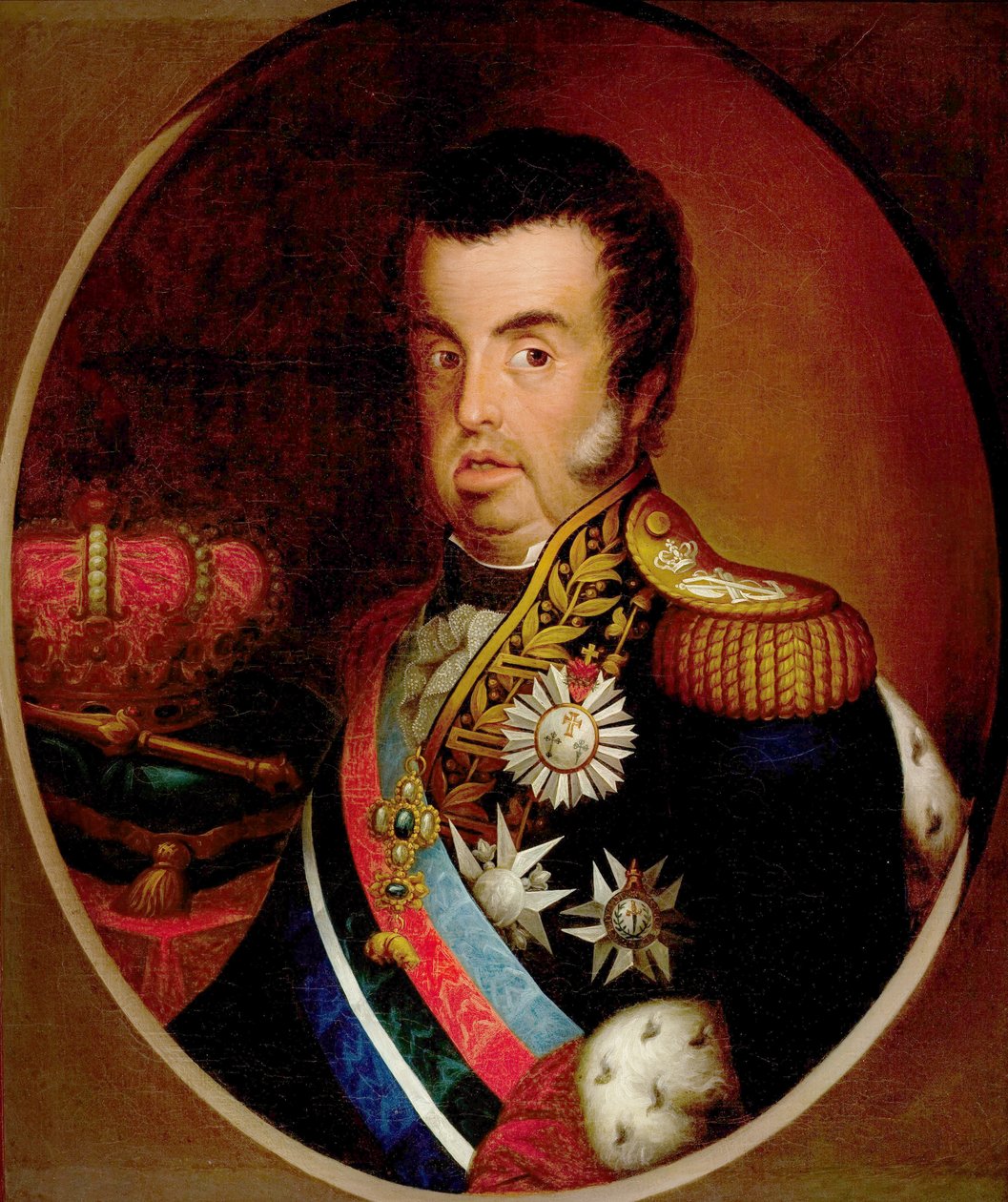 Portrét Dom João VI (1767-1826) od Simplicio Rodrigues de Sa