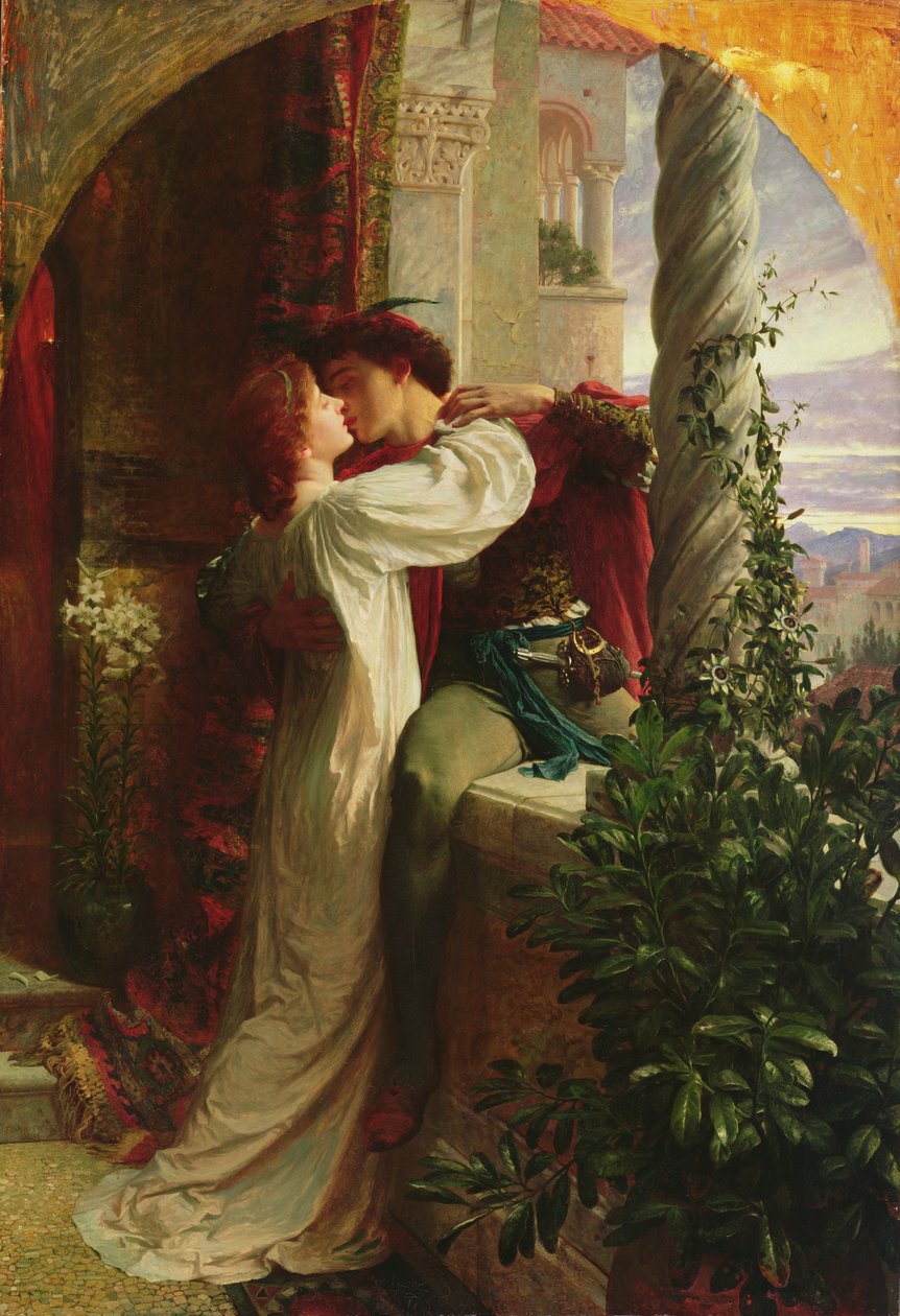 Romeo a Julie, 1884 od Frank Dicksee