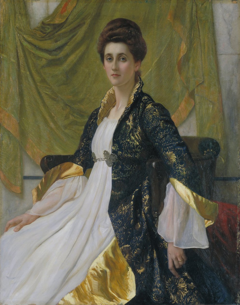 Portrét paní Ernest Moon od William Blake Richmond