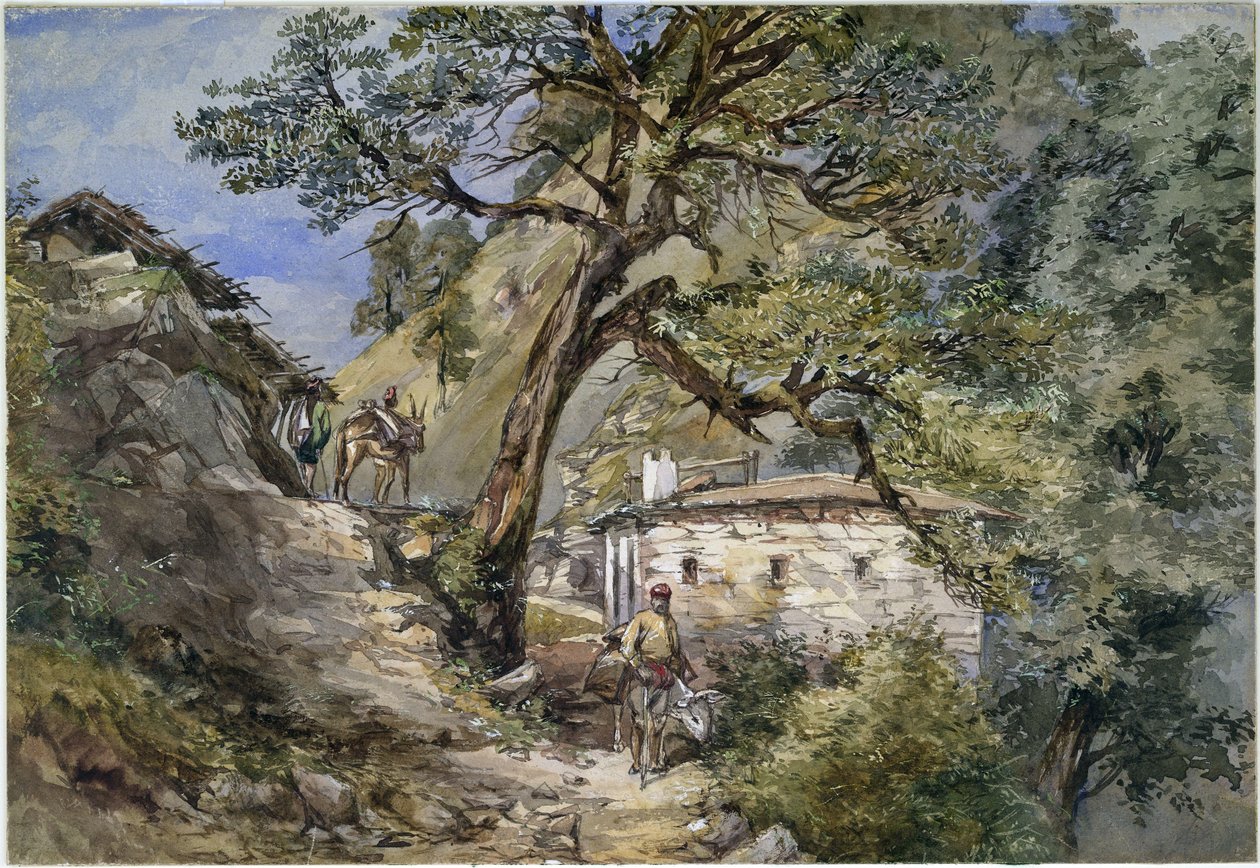 Landour, Mussoorie, 1869 od Sir Charles Walters DOyly