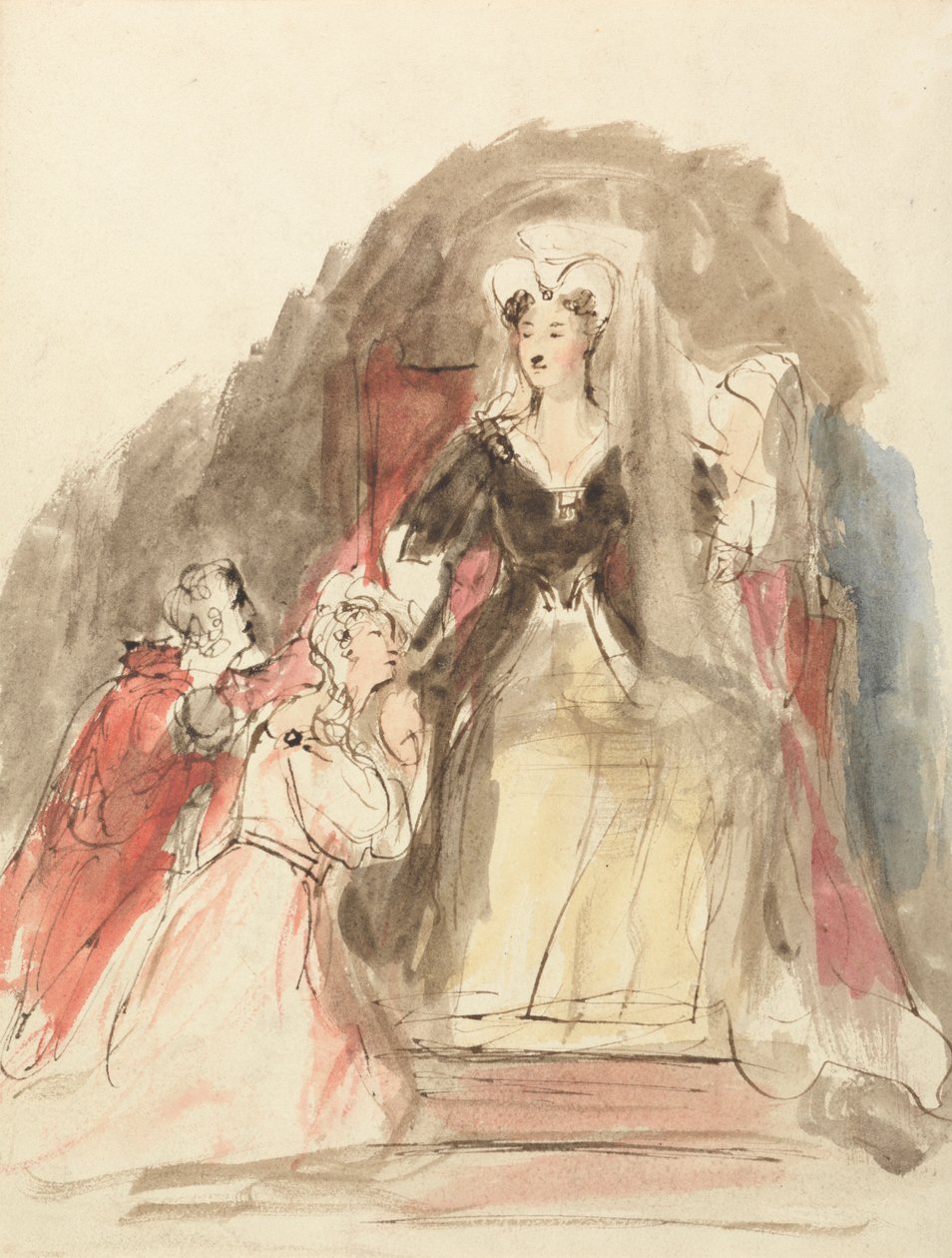 Scéna z "The Abbot" od Sir David Wilkie