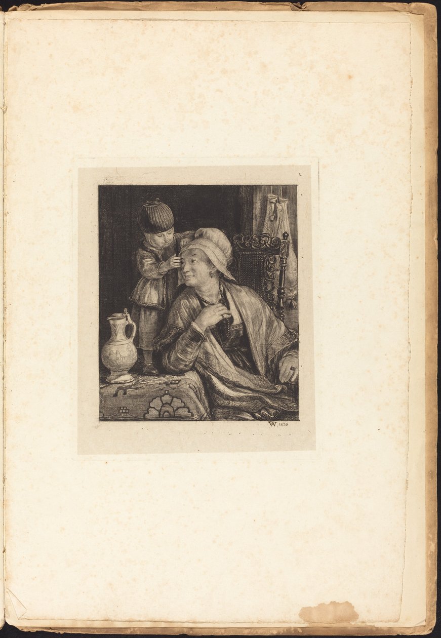 Vlámská matka od Sir David Wilkie