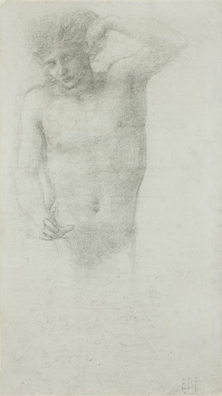 Mužský akt od Sir Edward Burne Jones