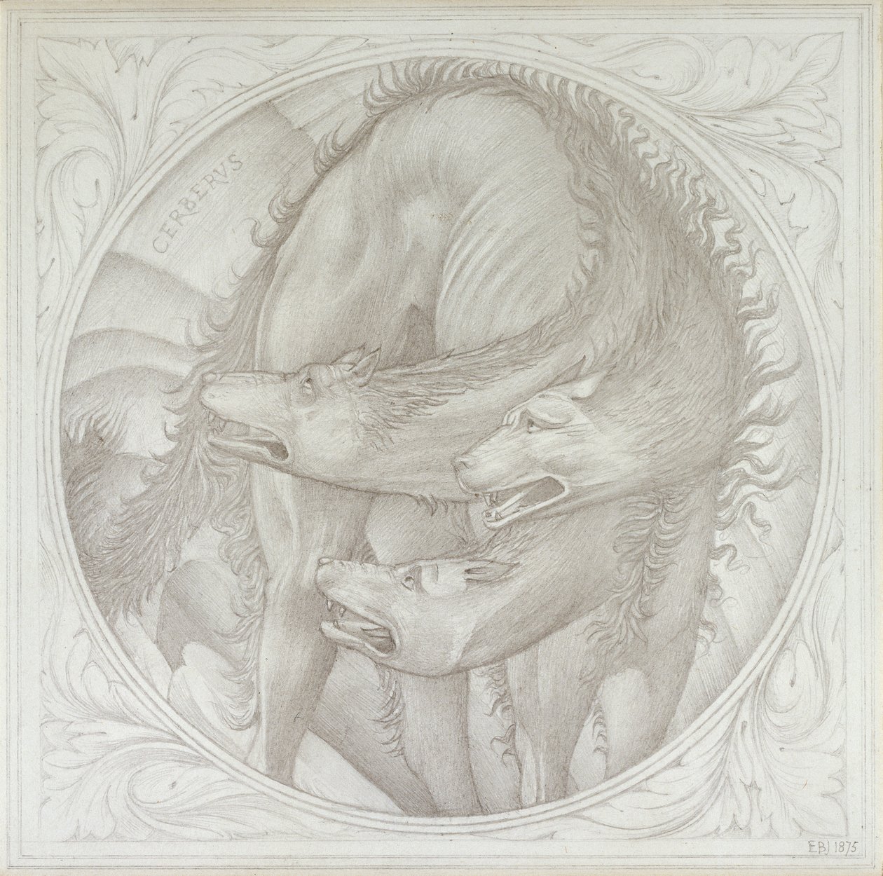Cerberus, 1872-1875 od Sir Edward Coley Burne Jones