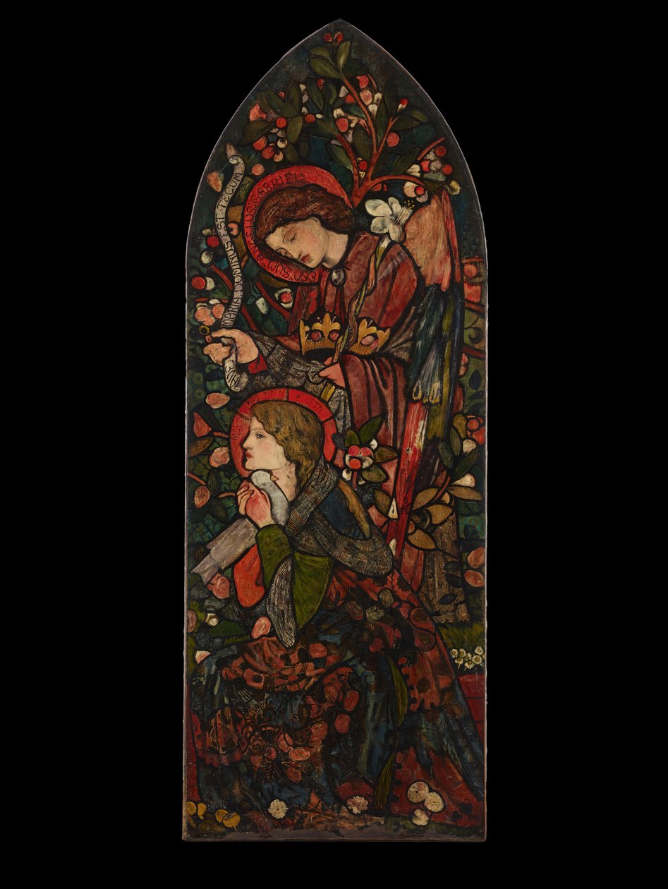 Zvěstování, 1857. od Sir Edward Coley Burne Jones