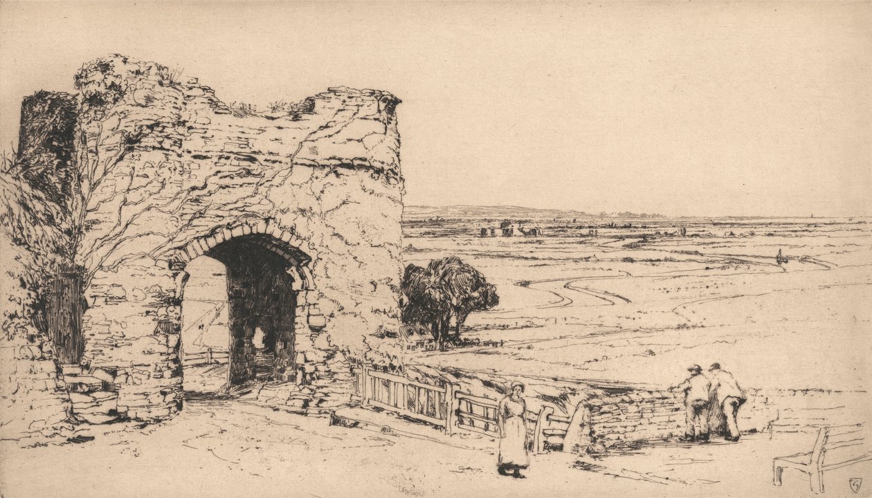 Strand Gate, Winchelsea od Sir Frank Short