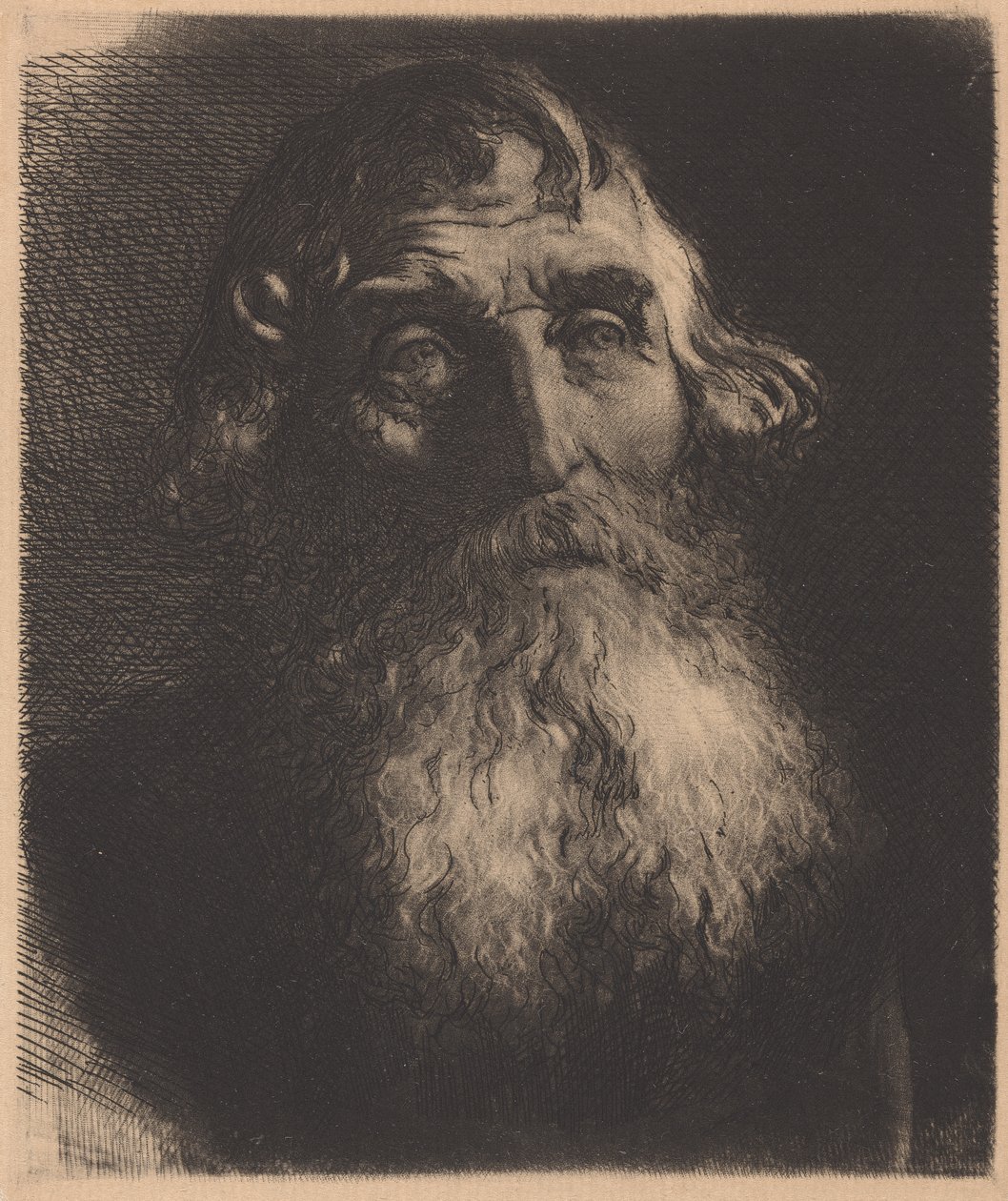 Starý muž od Sir Hubert von Herkomer
