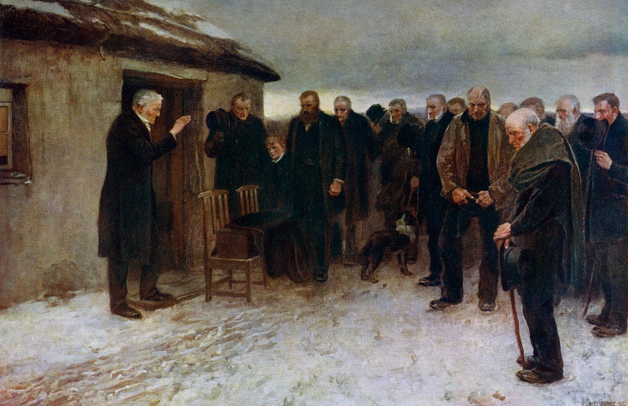 A Highland Funeral, 1882, 1912. od James Guthrie