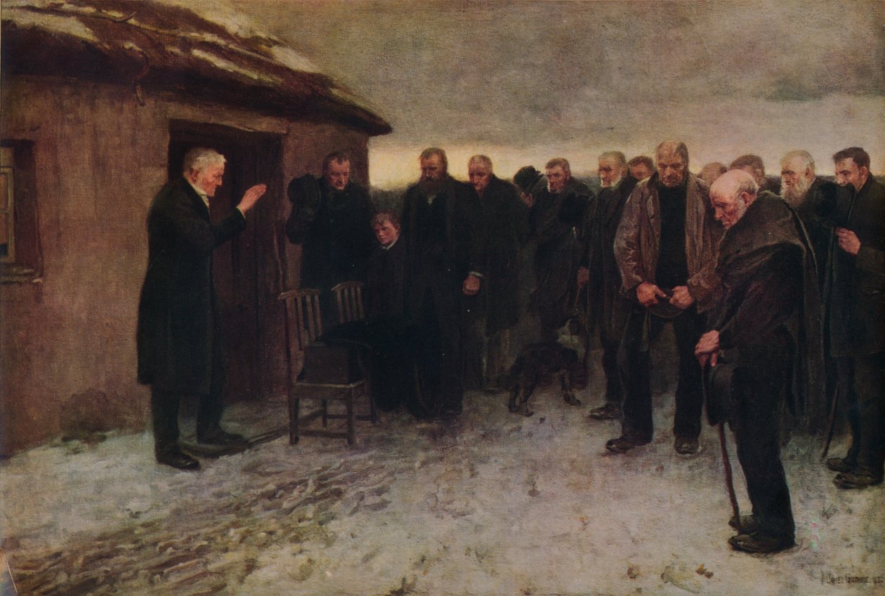 A Highland Funeral, 1882, 1935. od James Guthrie