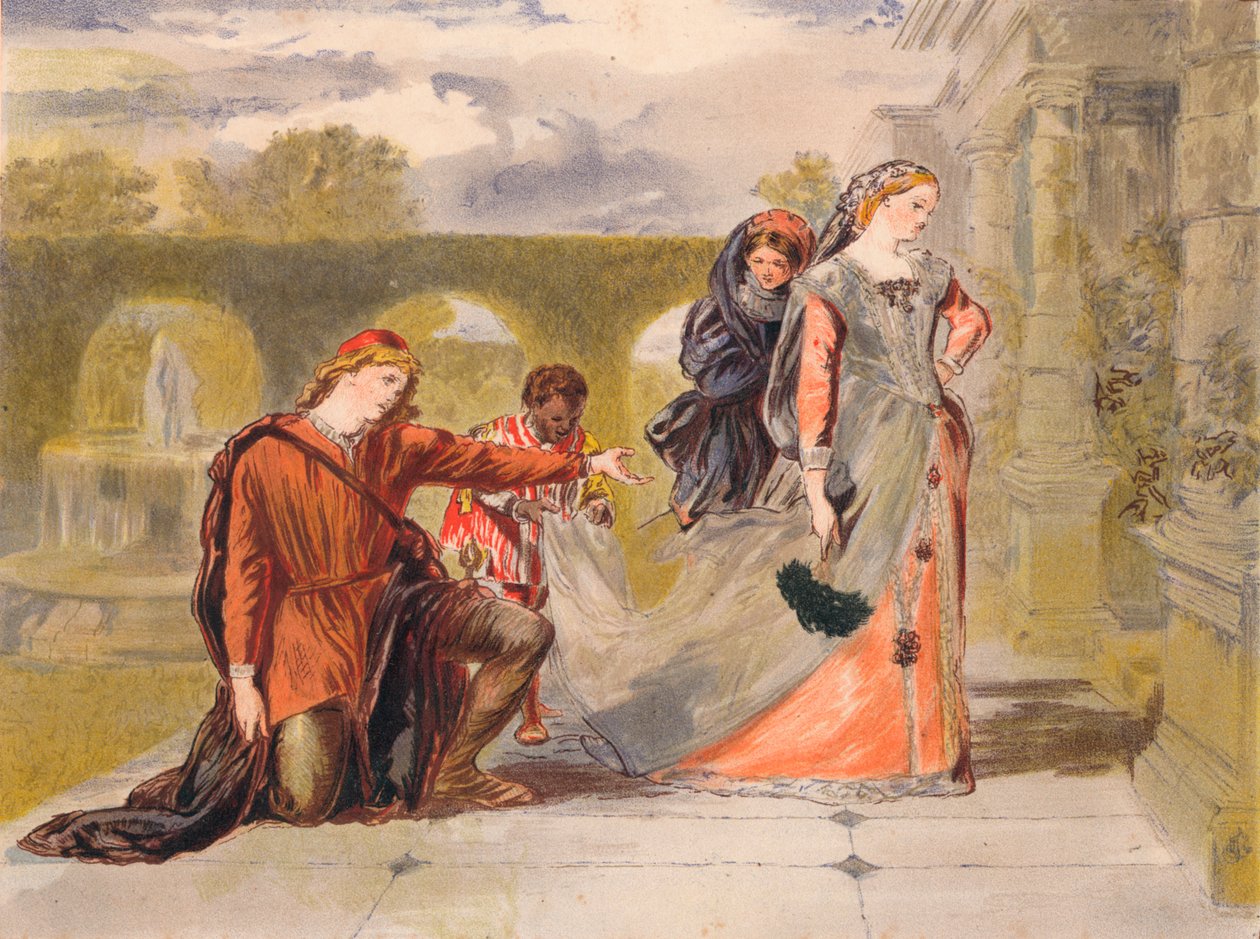 Pojď pryč smrt c1875 od Sir John Gilbert