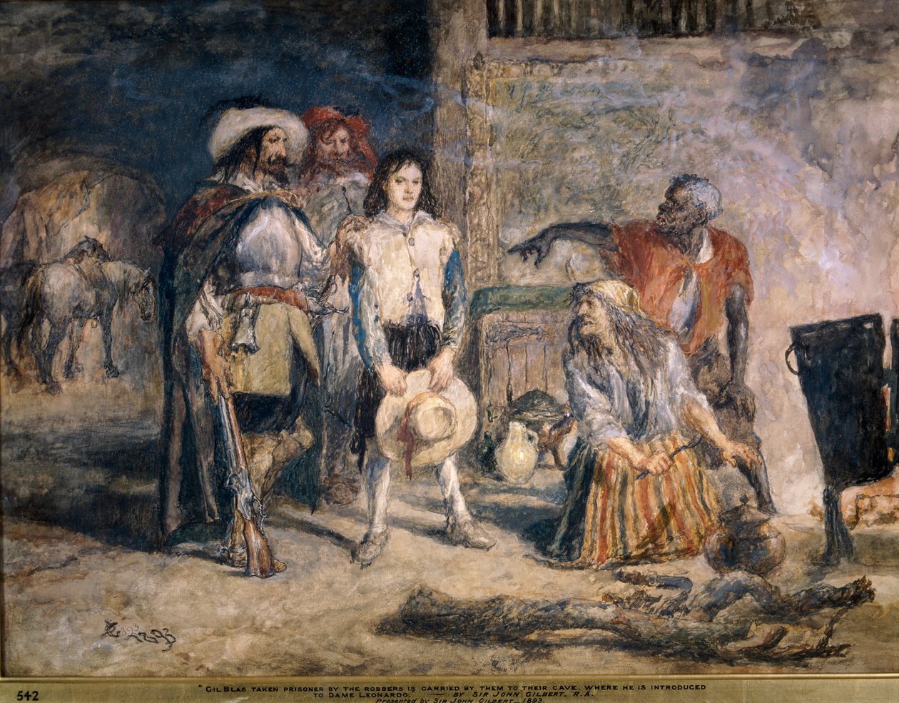 Gil Blas zajat, 1892. od Sir John Gilbert