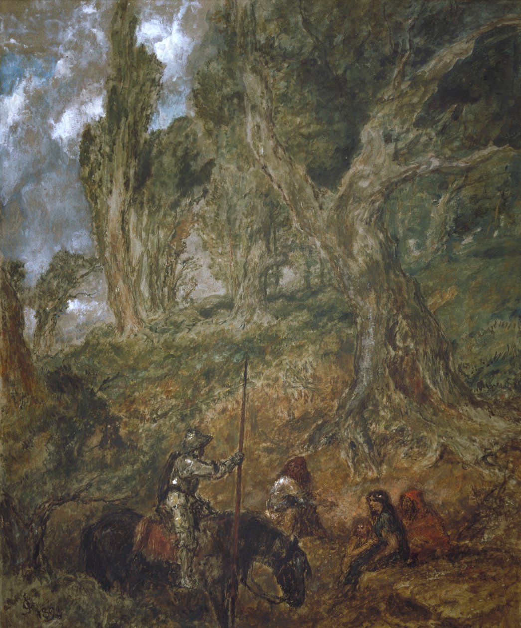 "Ztracená cesta", 1894. od Sir John Gilbert