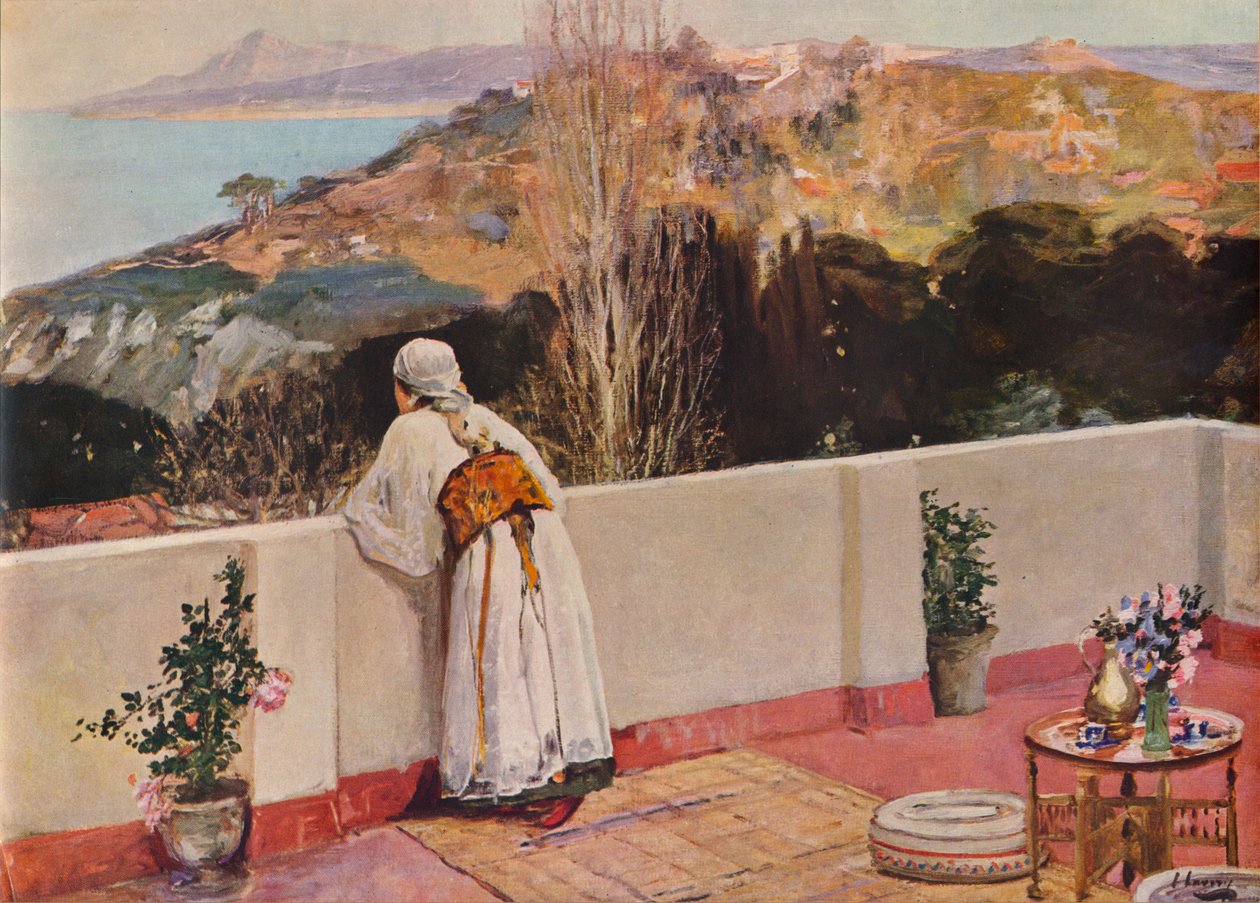 „Večer v Tangeru“, 1935 od Sir John Lavery