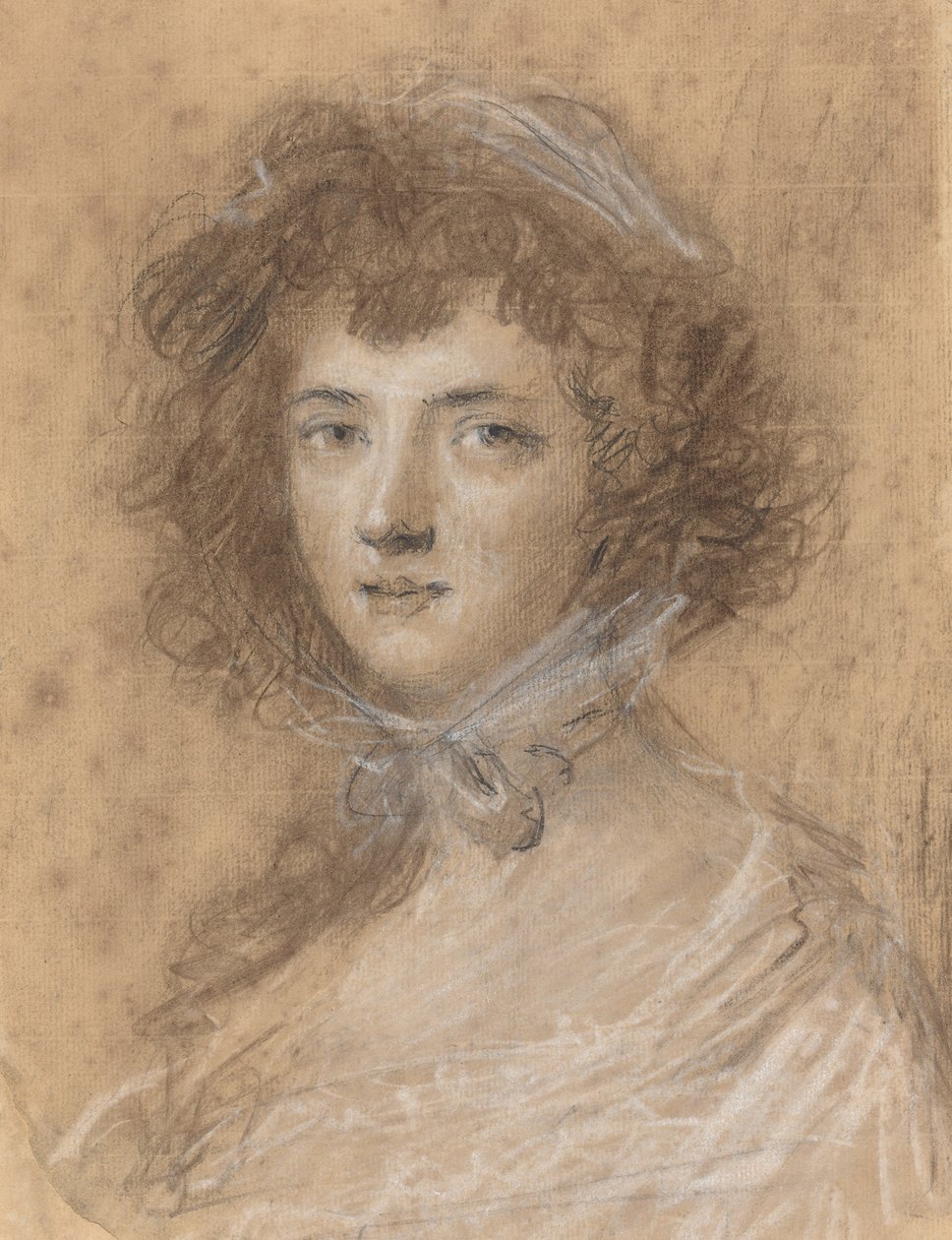 Head and Bust of a Woman   1221175   cs       czech Successfully Translated  Original: Fontanellato, Labirinto della Masone, Franco Maria Ricci Art Collection: "Portrait of the publisher Emilio Treves" Translat: Fontanellato, Labirinto della Masone, Franco od Sir Joshua Reynolds