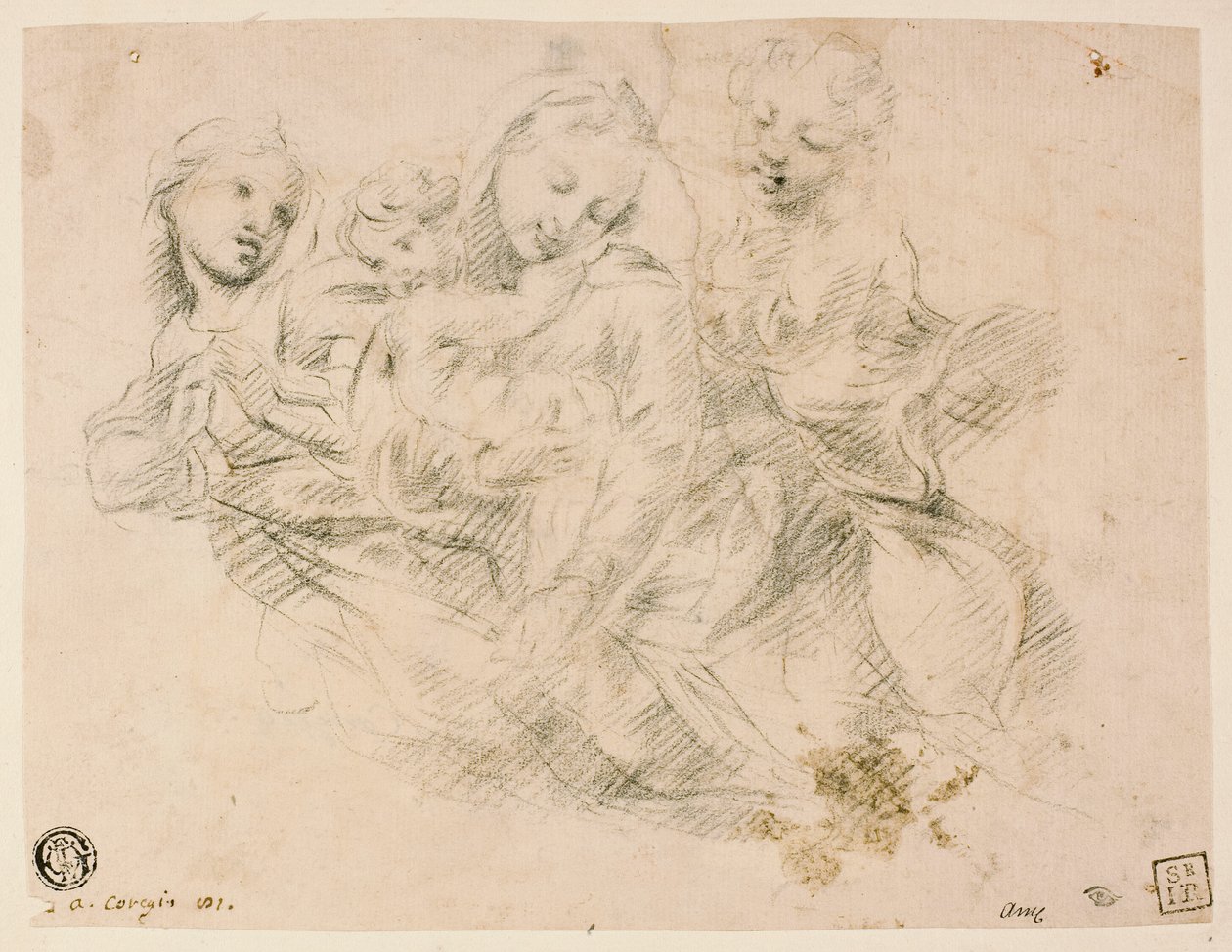 Madona s dítětem a dvěma anděly od Sir Joshua Reynolds