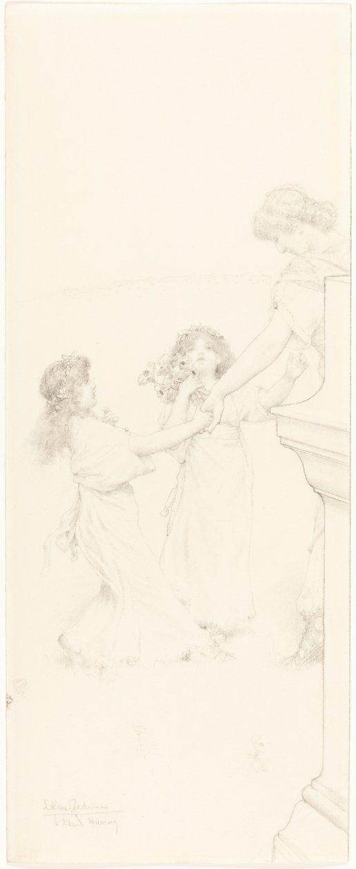 Tanec na jaře od Sir Lawrence Alma Tadema