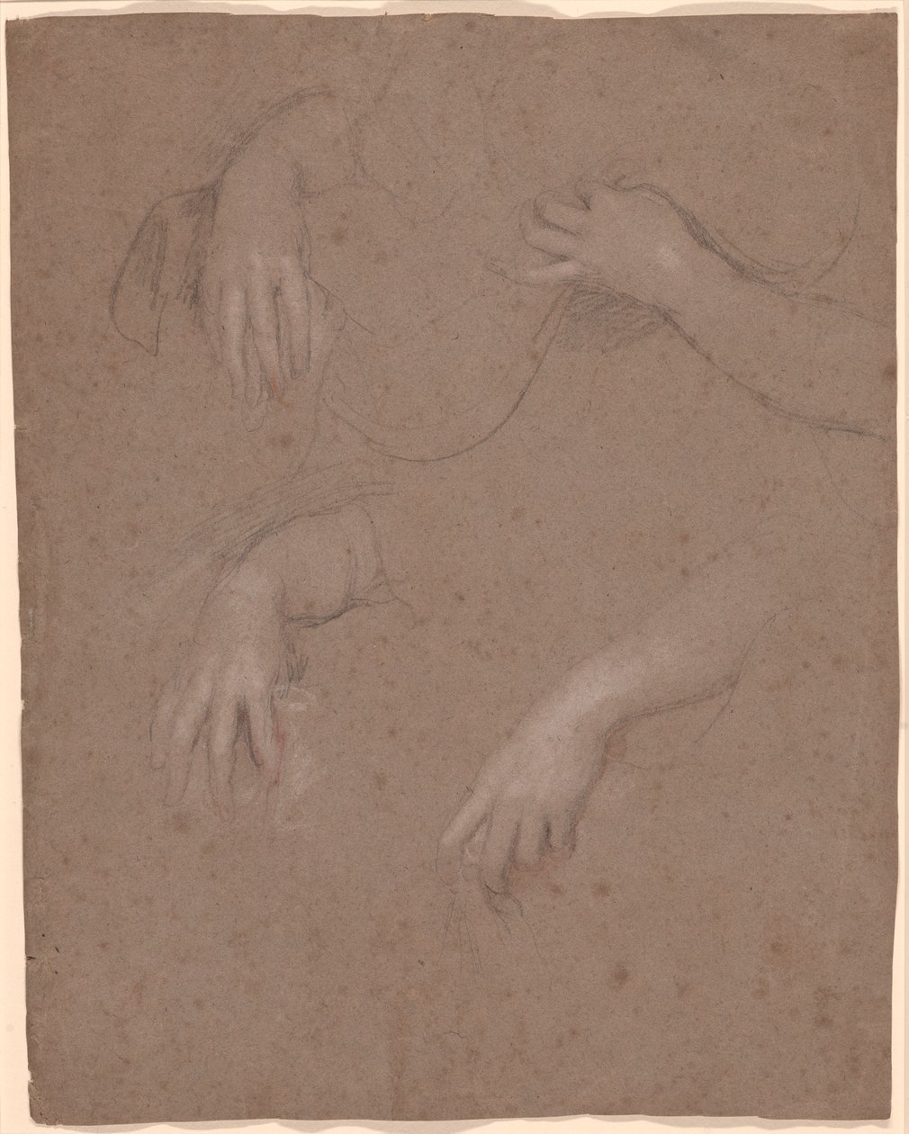 Kresby rukou od Sir Peter Lely