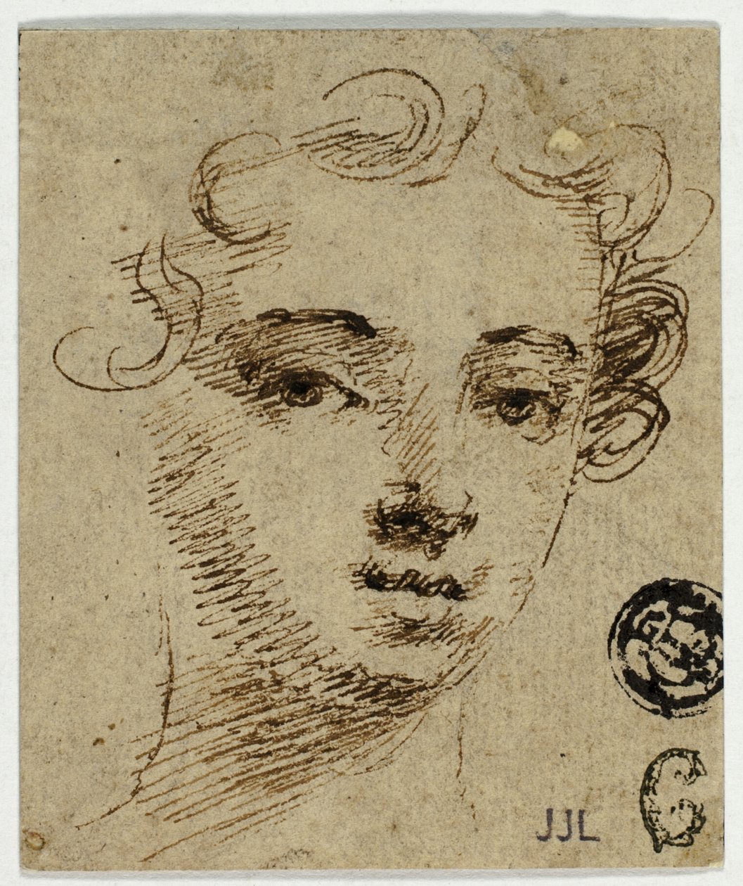 Hlava mladé ženy od Sir Peter Lely