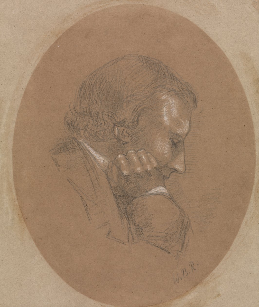 Portrét gentlemana od Sir William Blake Richmond