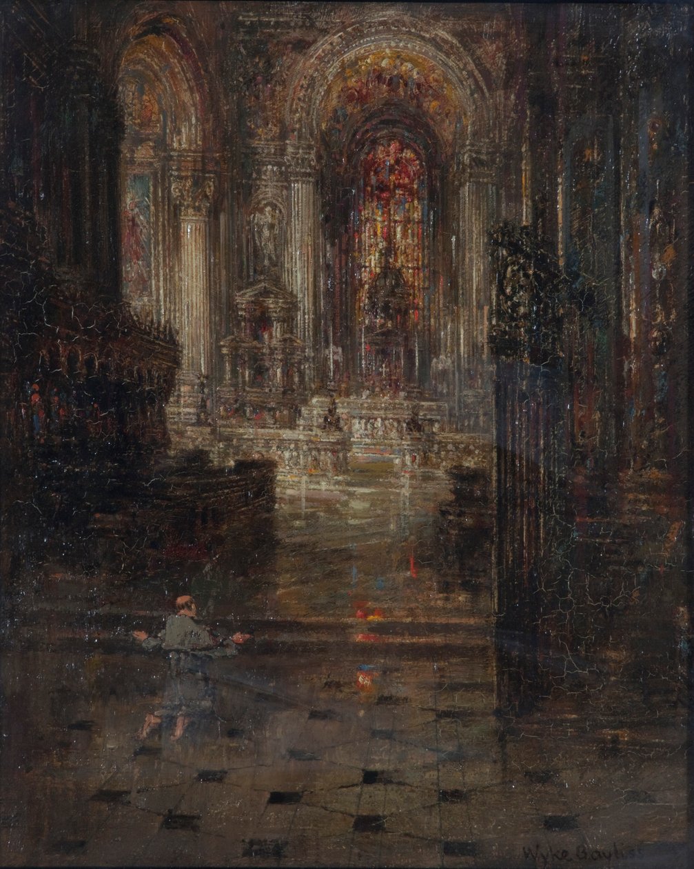‚Interiér katedrály‘, 1855-1906 od Sir Wyke Bayliss