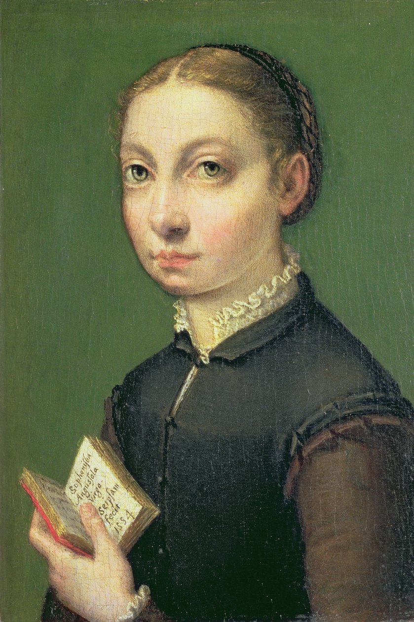 Autoportrét, 1554 (panel) od Sofonisba Anguissola