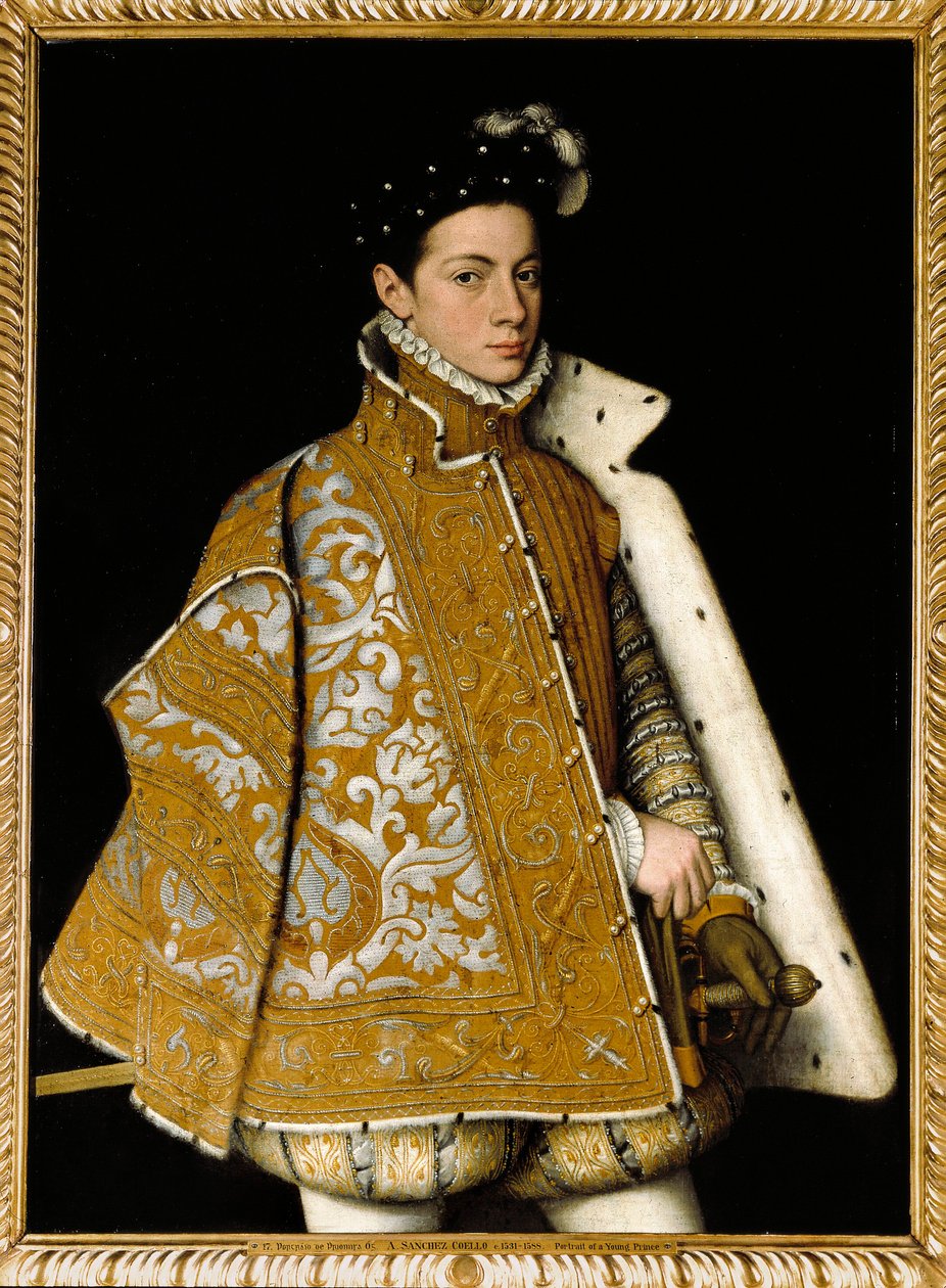 Portrét Alexandra Farnese (Alessandro Farnese od Sofonisba Anguissola