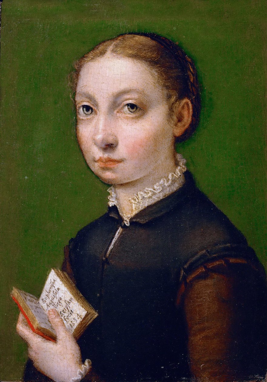 Autoportrét, 1554 od Sofonisba Anguissola