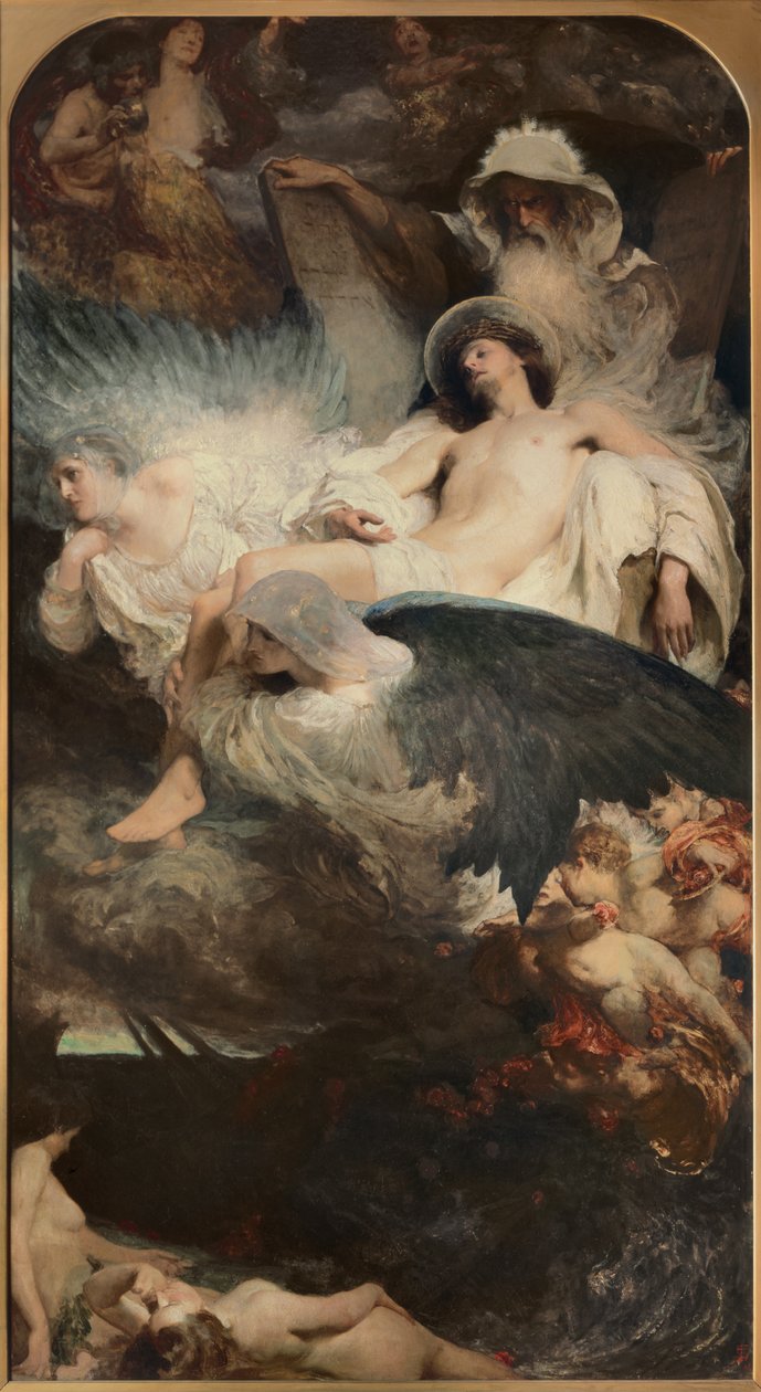 Alegorie, 1904 od Solomon Joseph Solomon
