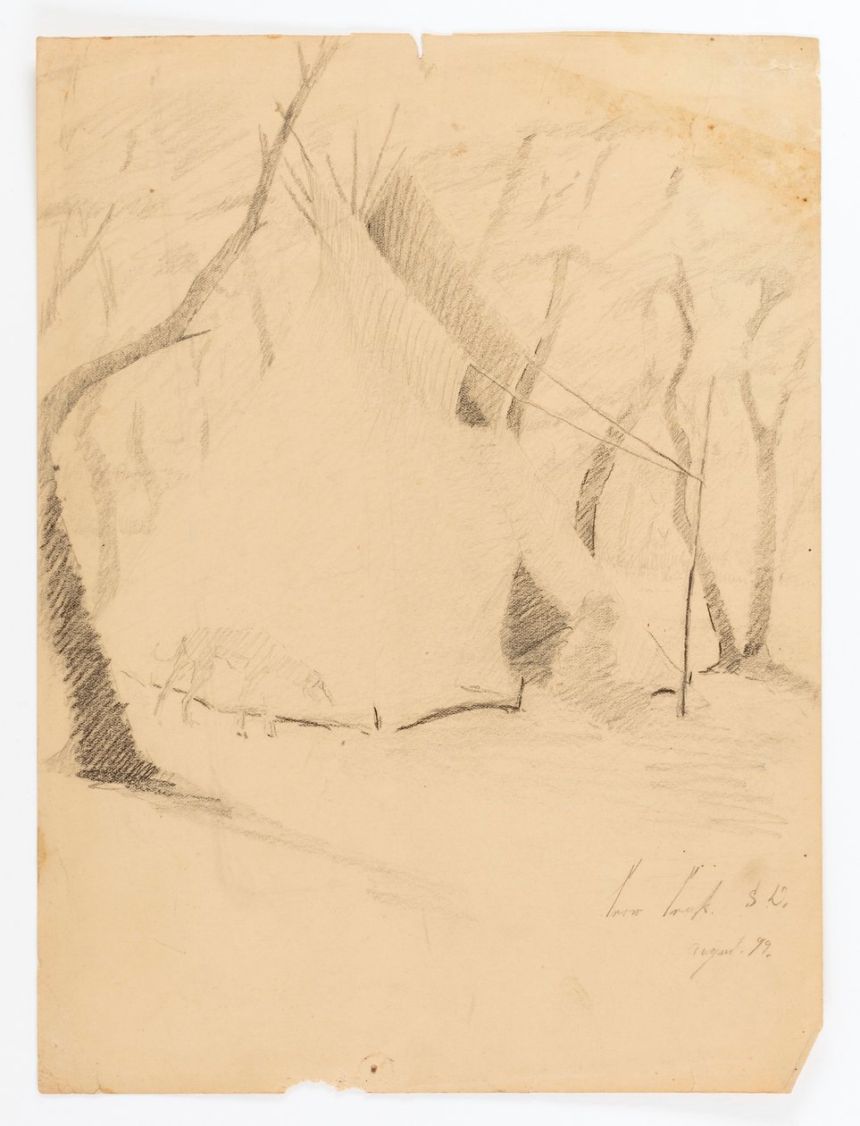 Crow Creek, S.D. od Solon H. Borglum