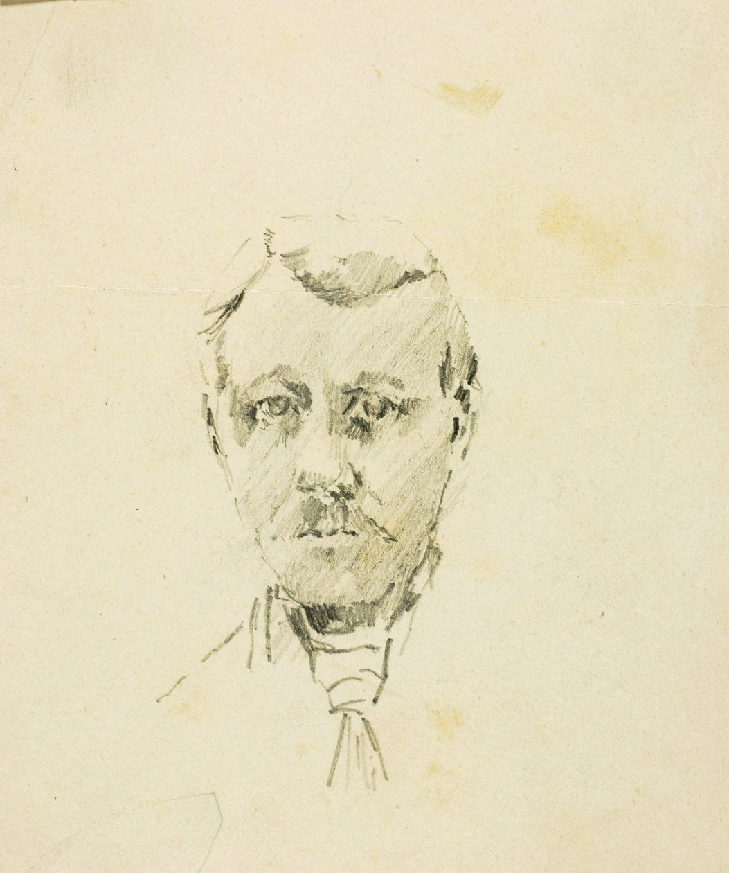 Portrétní hlava od Solon H. Borglum