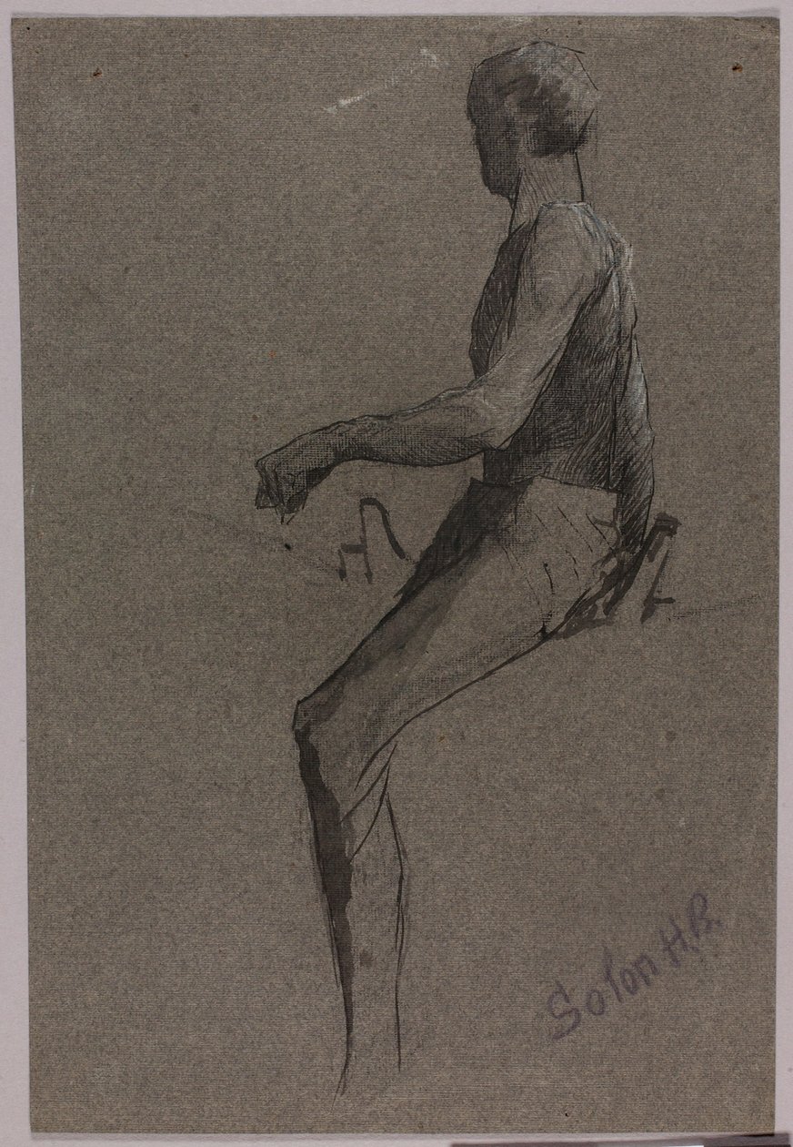 Studie jezdeckého pomníku od Solon H. Borglum