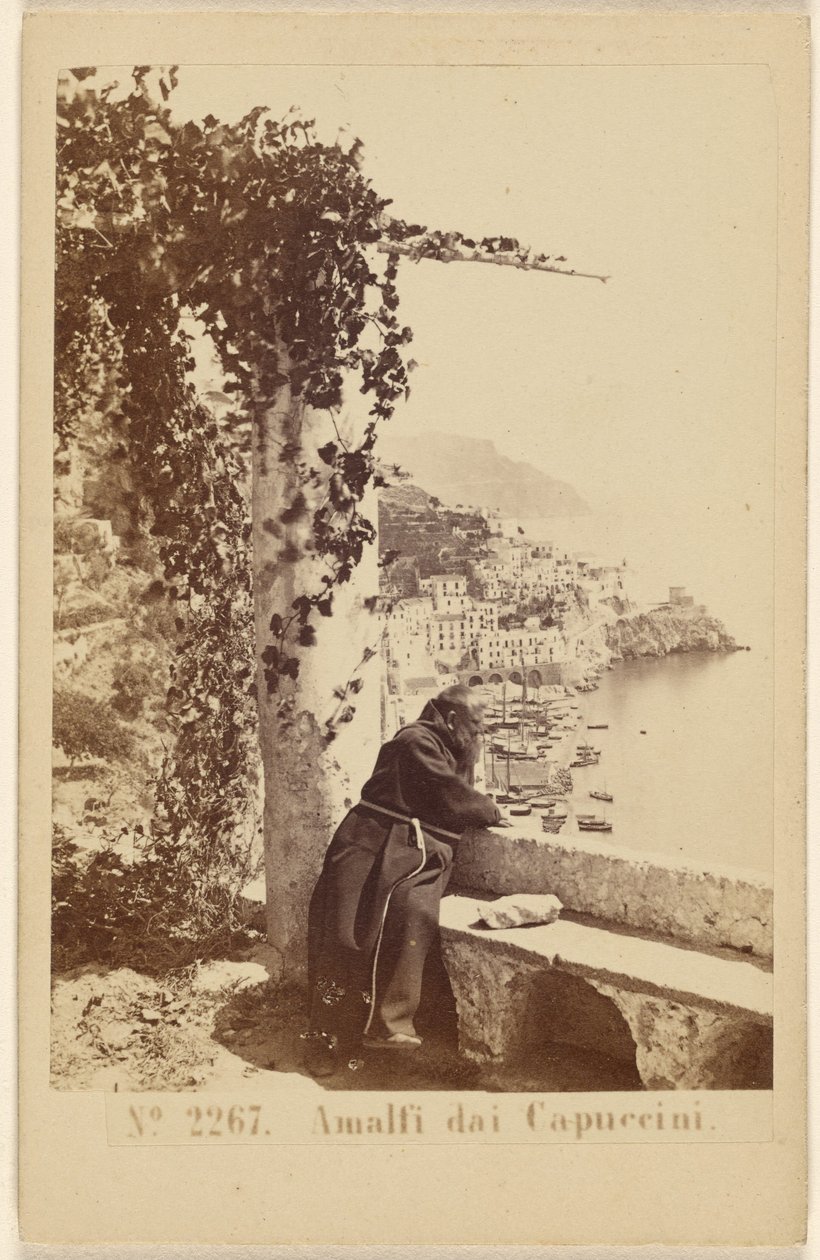 Amalfi u kapucínů. od Sommer and Behles