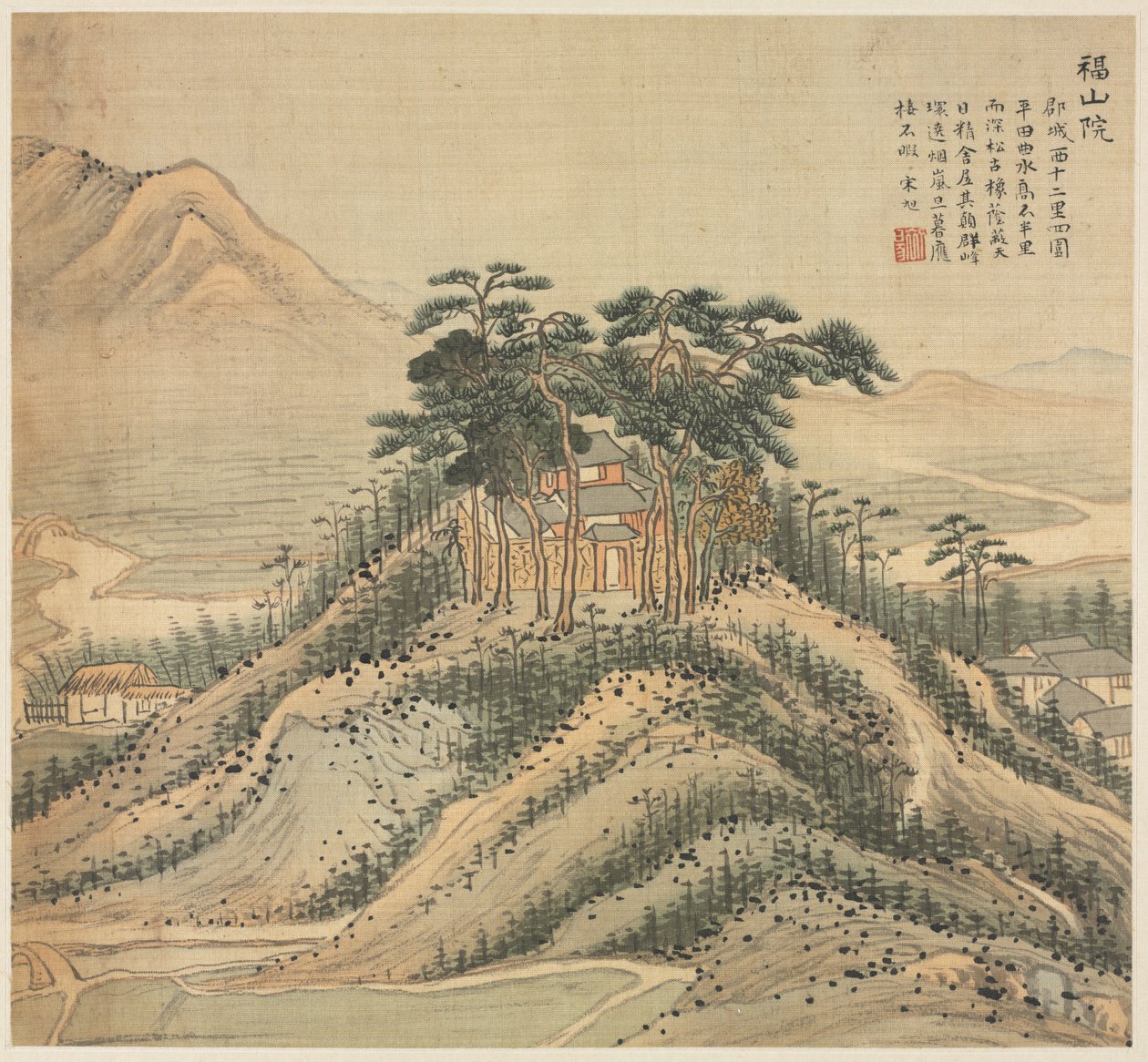 Klášter Fushan od Song Xu