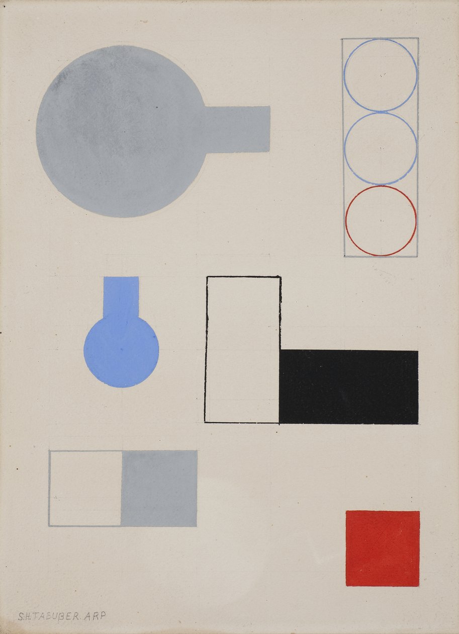 Kompozice, 1931 od Sophie Taeuber Arp