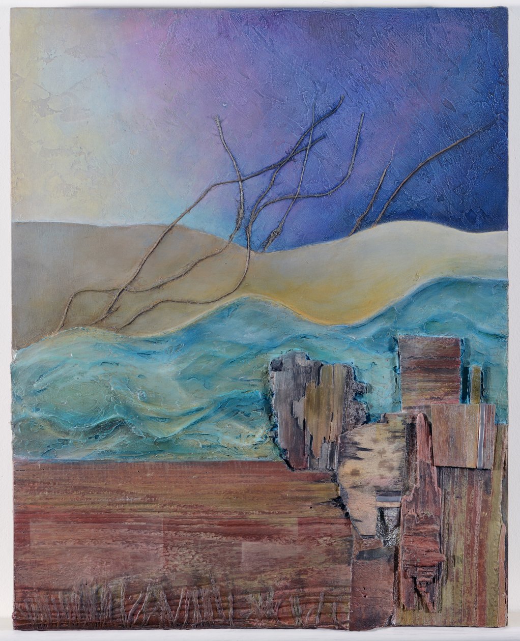 Triptych (smíšená média) od Sophie Hacker