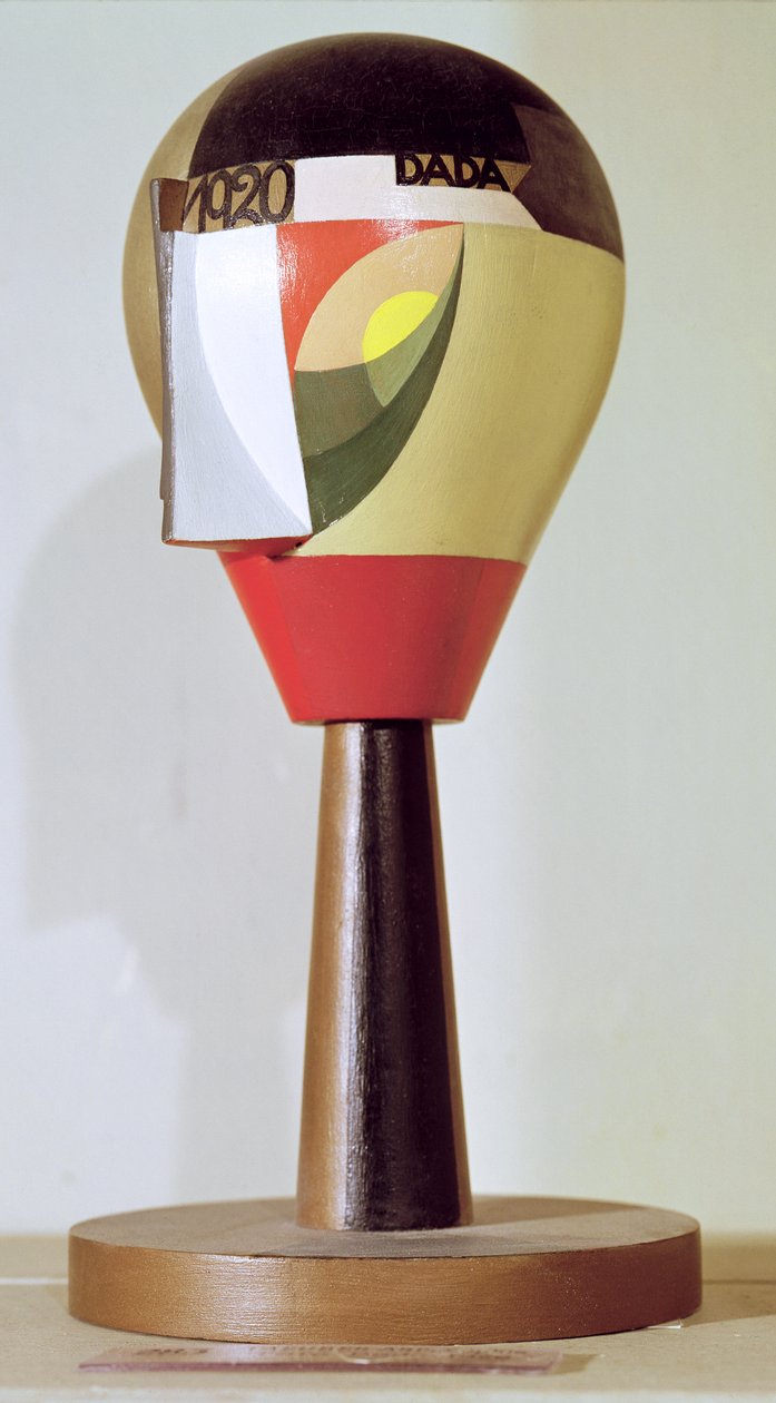 Dada Head, 1920 (lakované dřevo) od Sophie Taeuber Arp