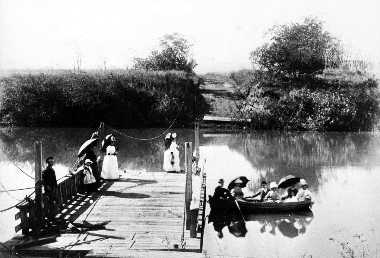 Bains Drift, kolonie Natal, cca 1895 od South African Photographer