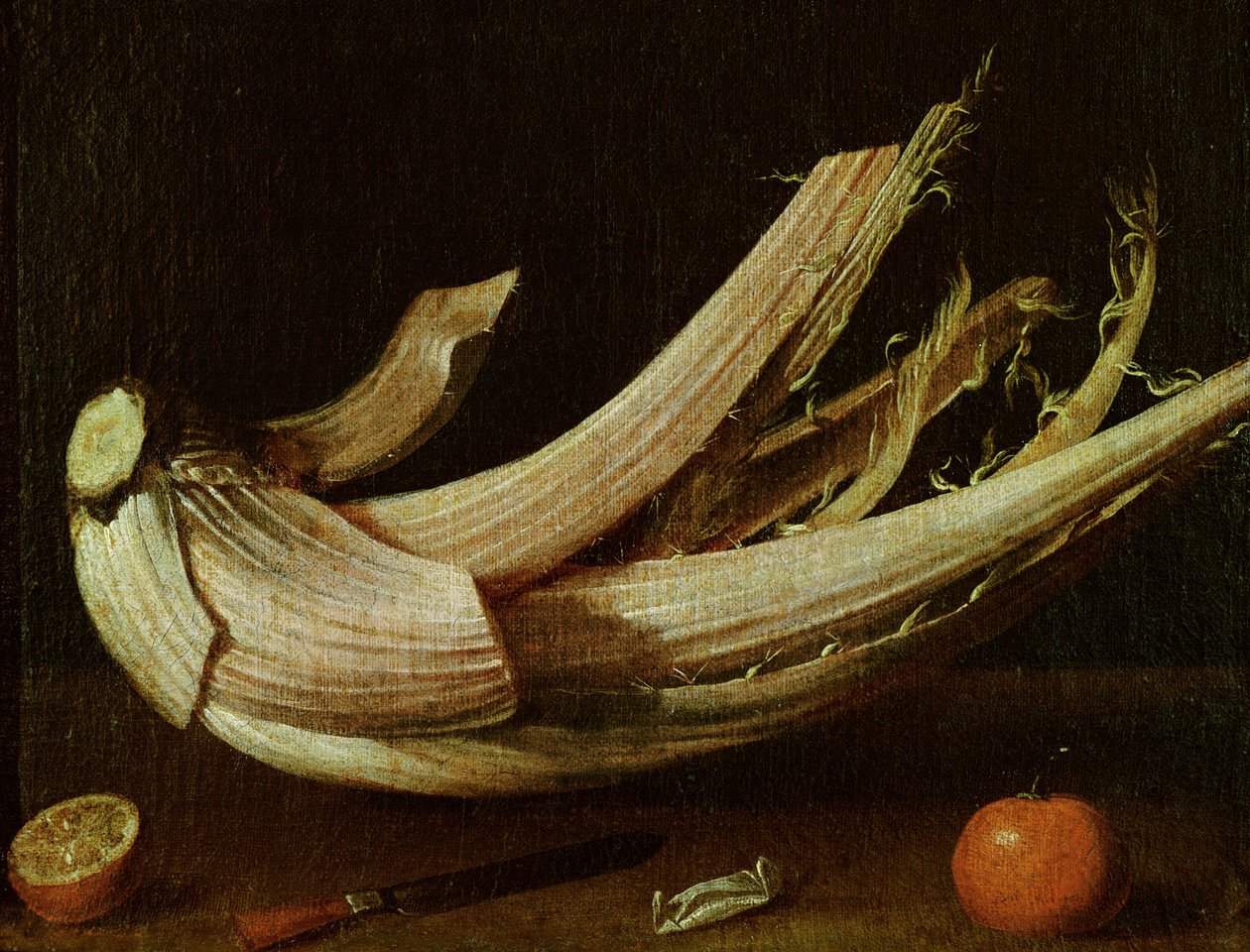 Cardoon, pomeranče a nůž od Spanish School
