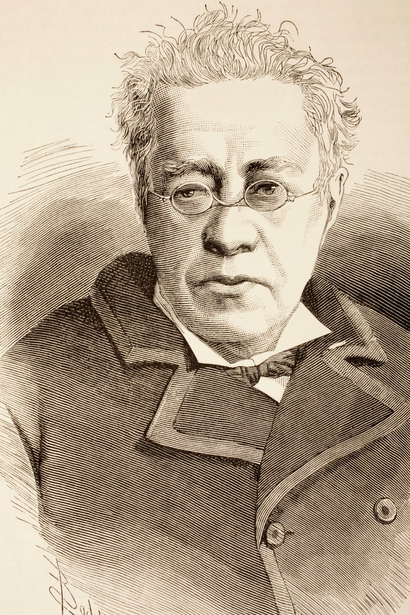 Manuel Orozco y Berra, z „La Ilustracion Espanola y Americana“ z roku 1881 od Spanish School