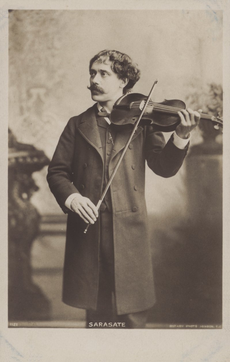 Pablo de Sarasate , španělský houslista a skladatel od Spanish Photographer