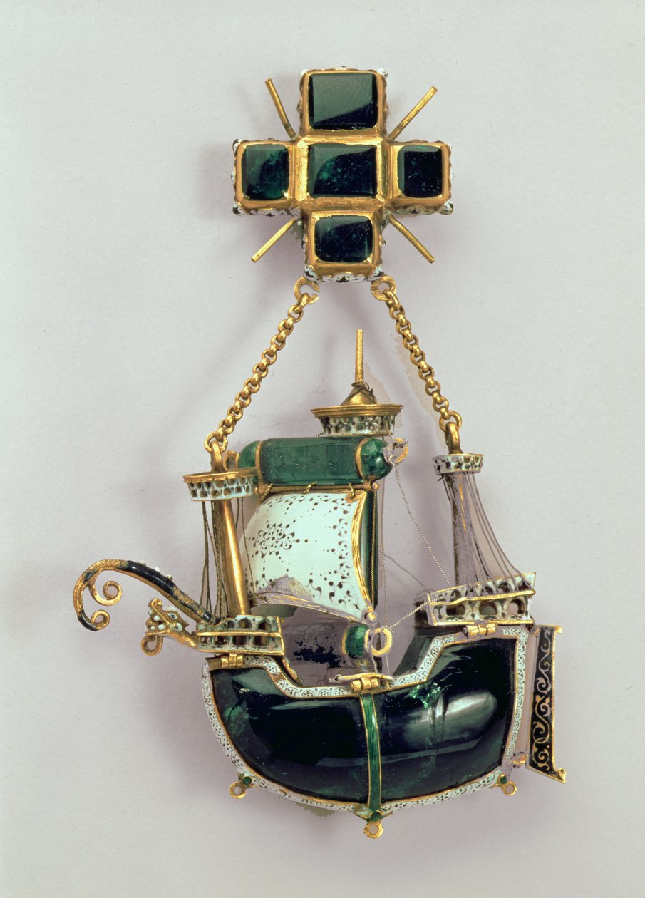 Přívěsek karavela, 1580-90s od Spanish School