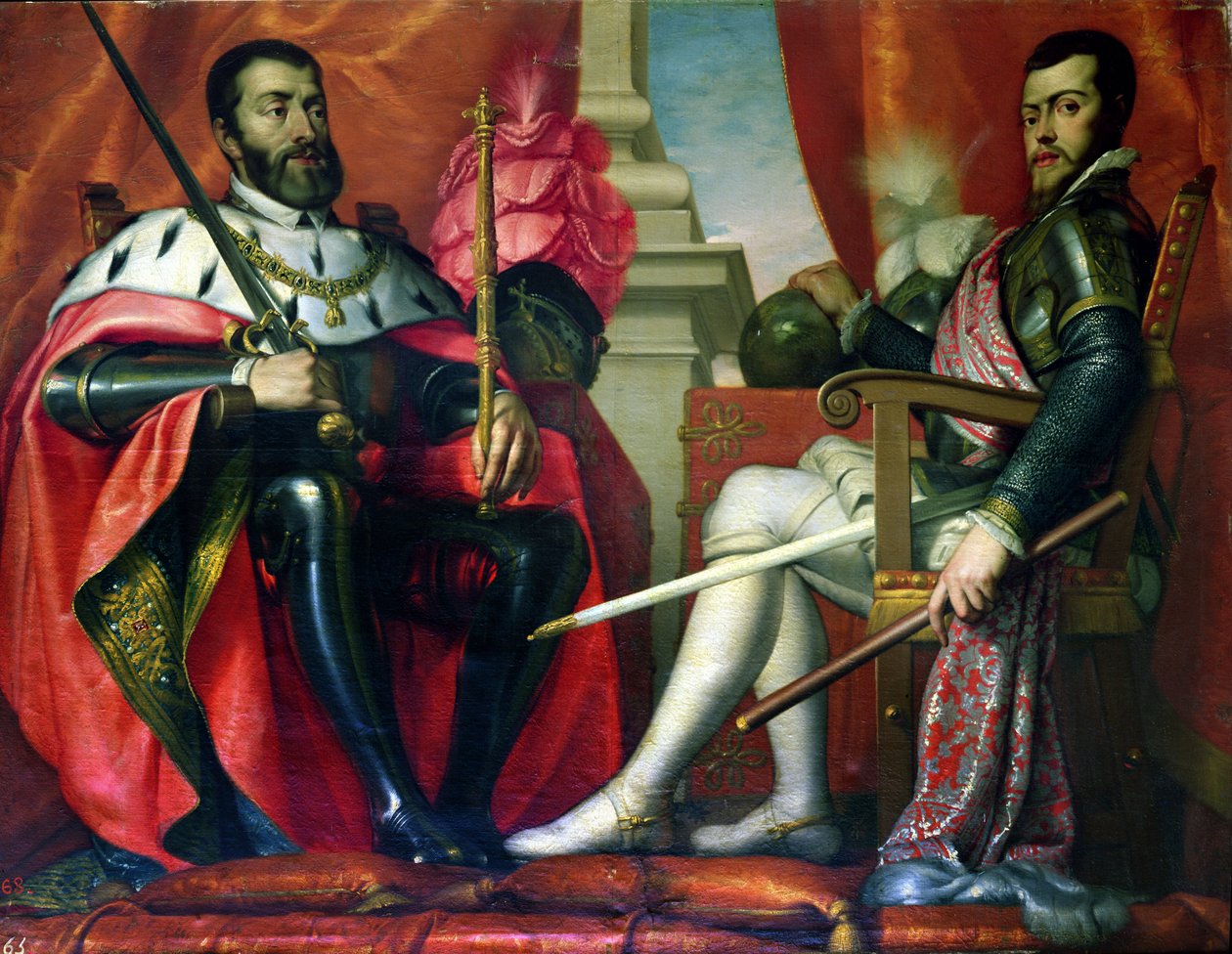 Carlos I (1500-58) a Felipe II (1527-99) od Spanish School