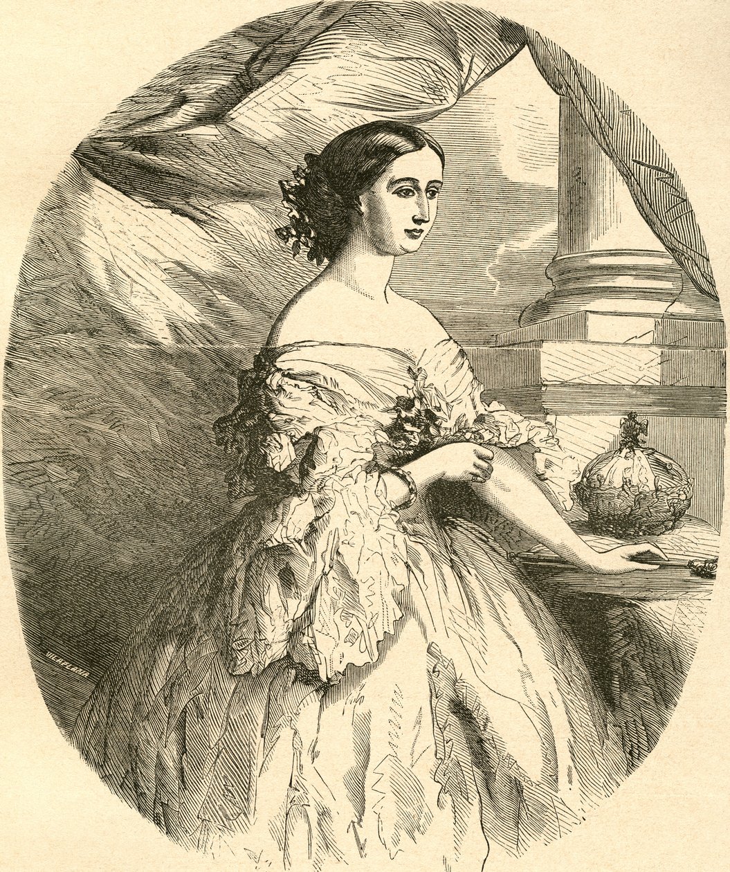 Eugenie de Montijo od Spanish School