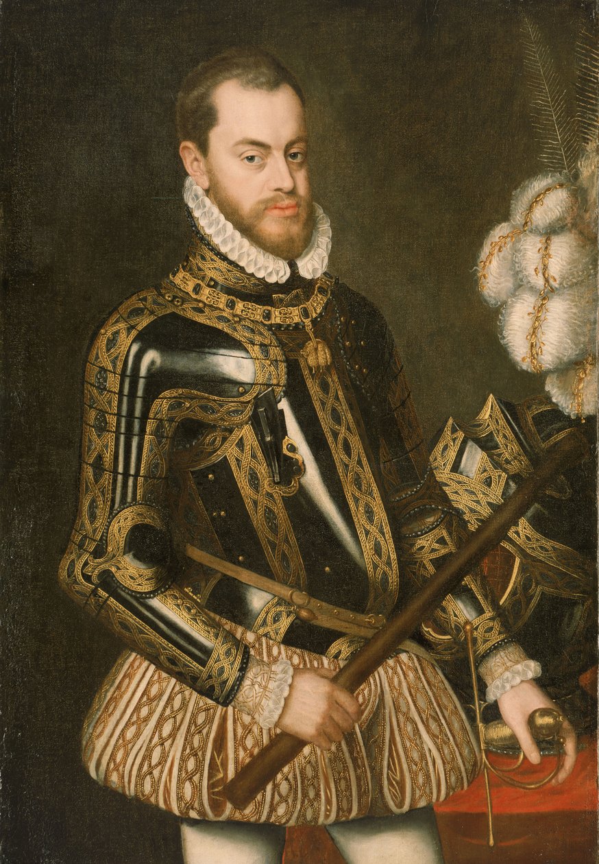 Filip II. španělský (1527-1598) od Spanish School