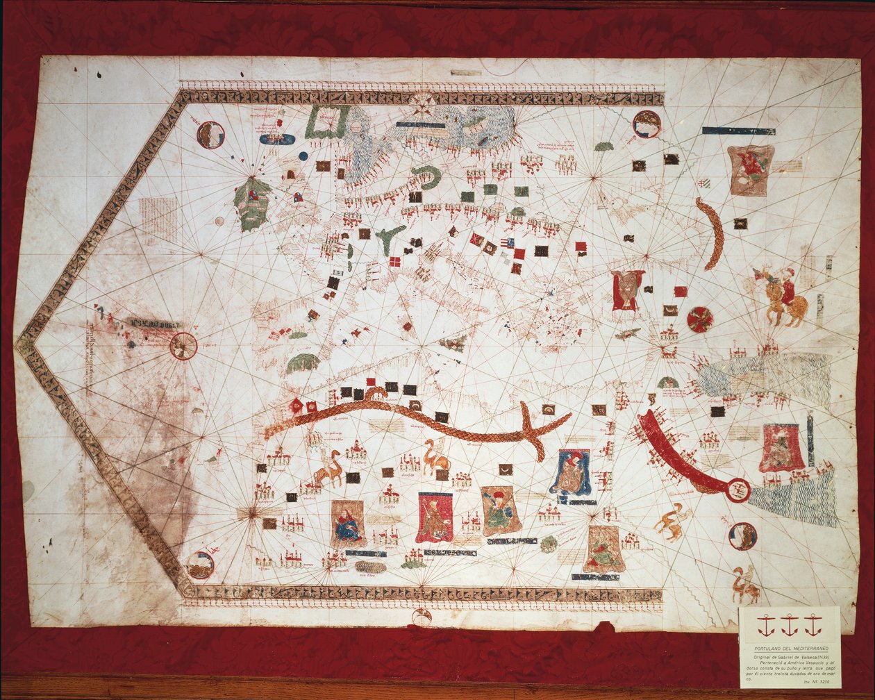 Španělský portolánový graf od Spanish School
