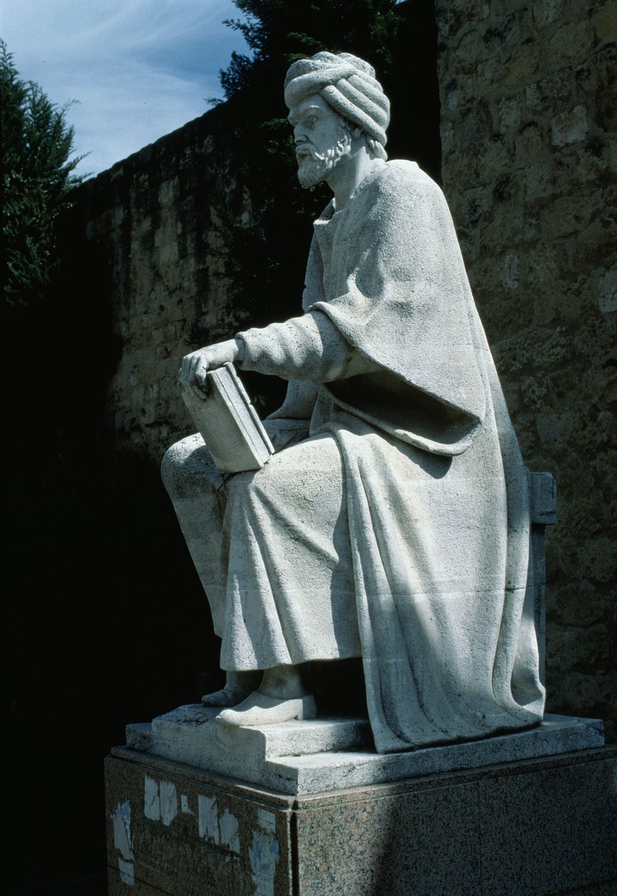 Socha Averroes (Ibn Rushd) od Spanish School