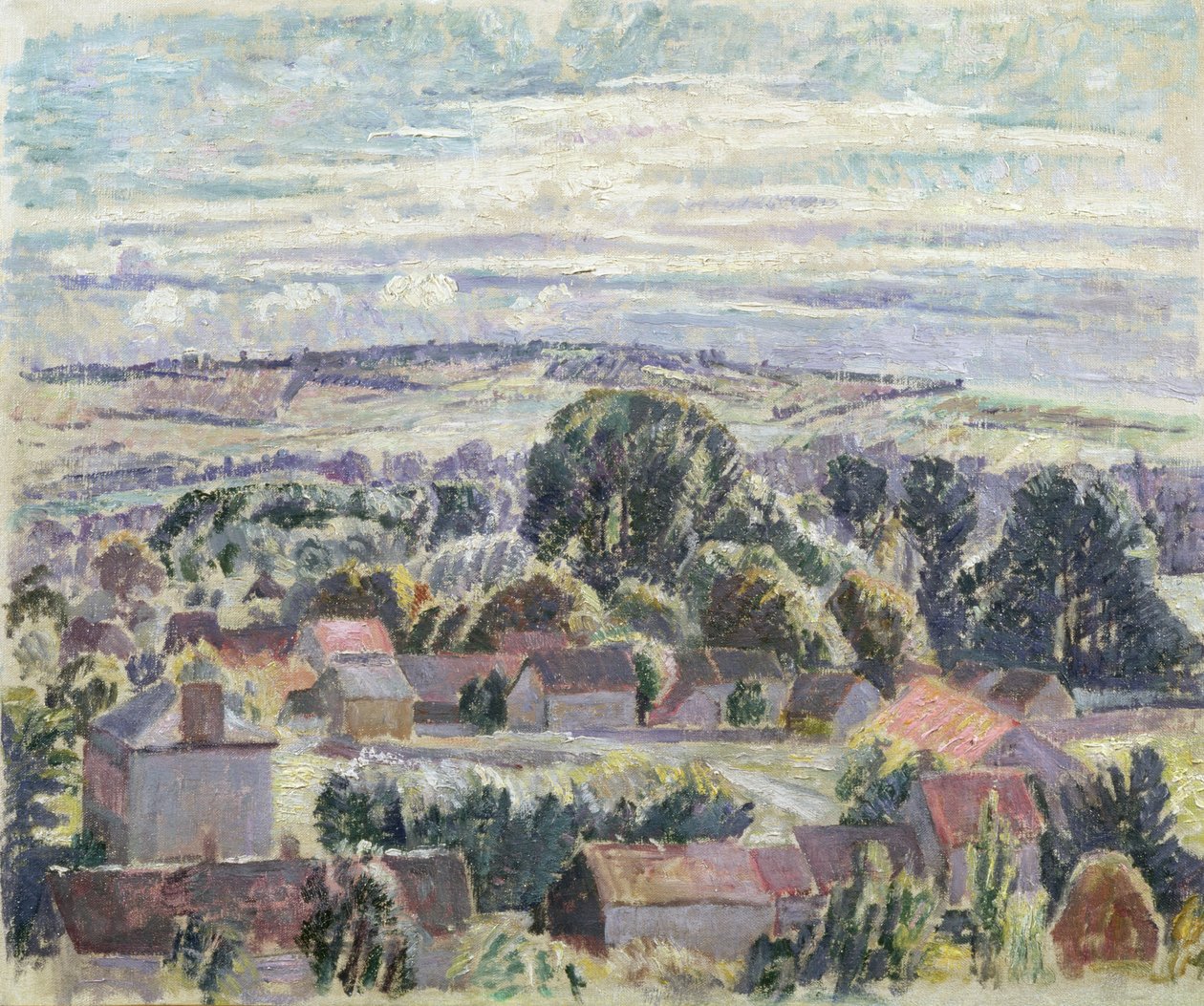 Anglická krajina, c.1910 od Spencer Frederick Gore