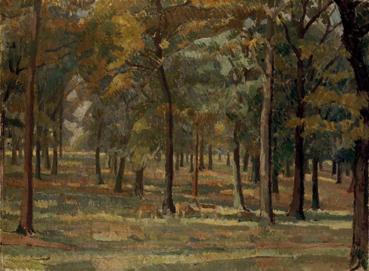 Richmond Park, 1914 od Spencer Frederick Gore